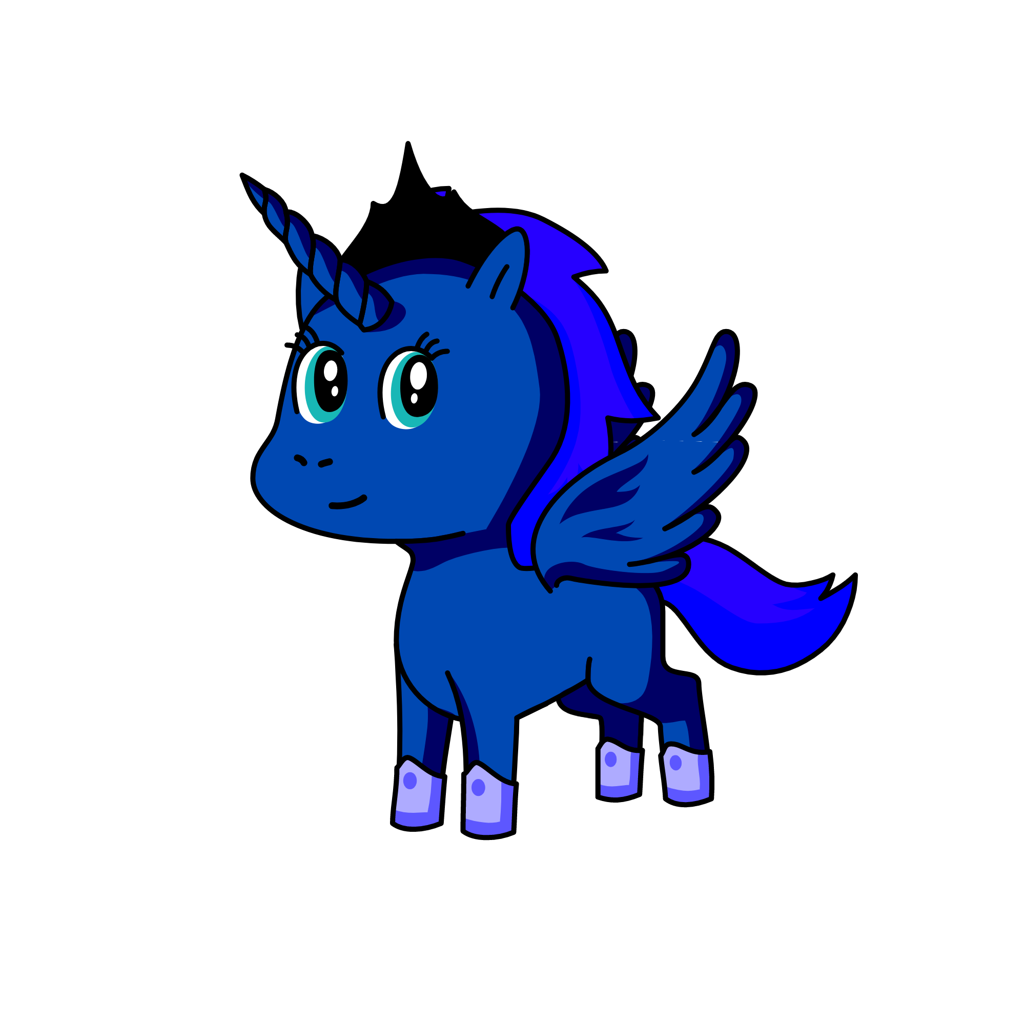 Princess luna, the unicorn