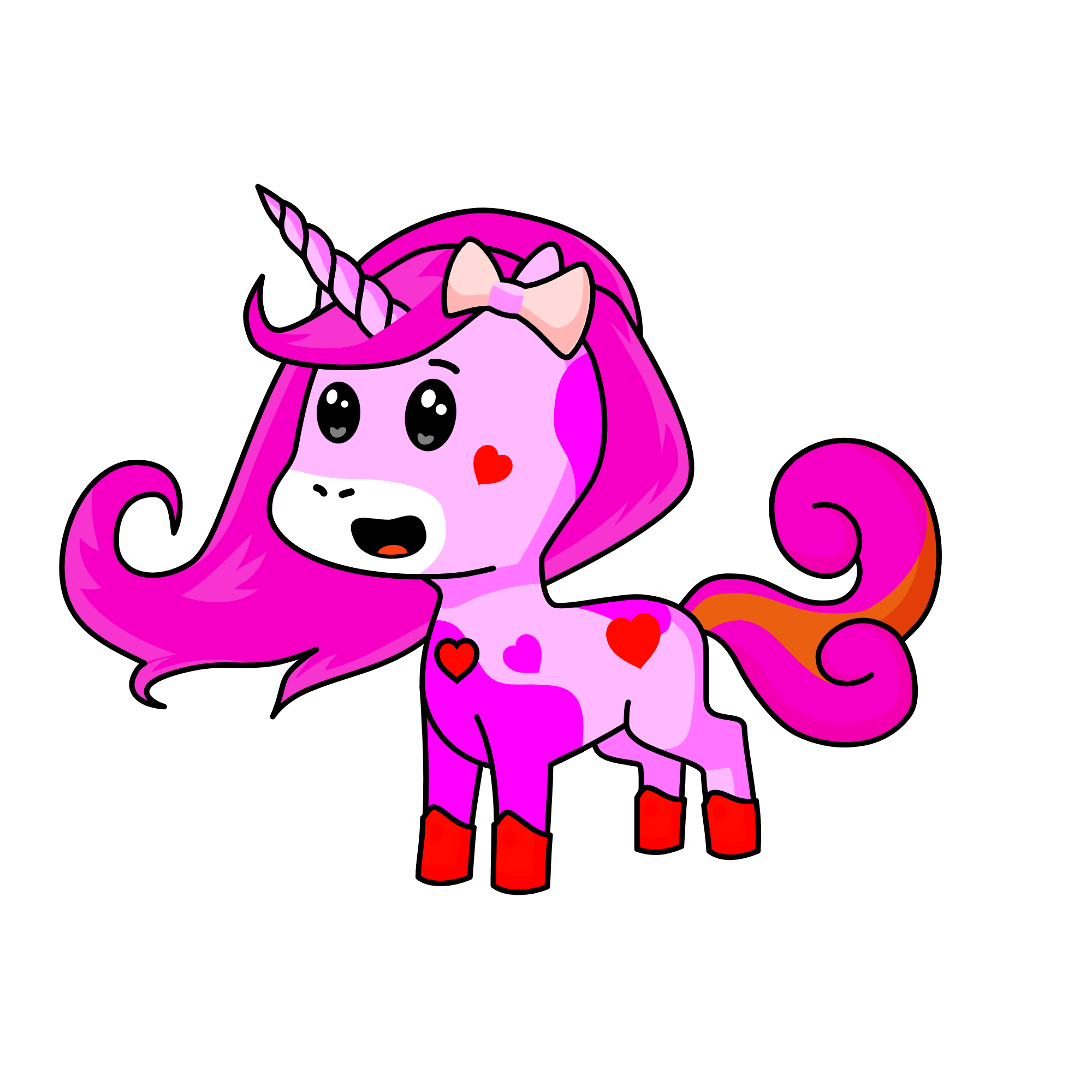 Valentina the valentine unicorn 💖, the unicorn