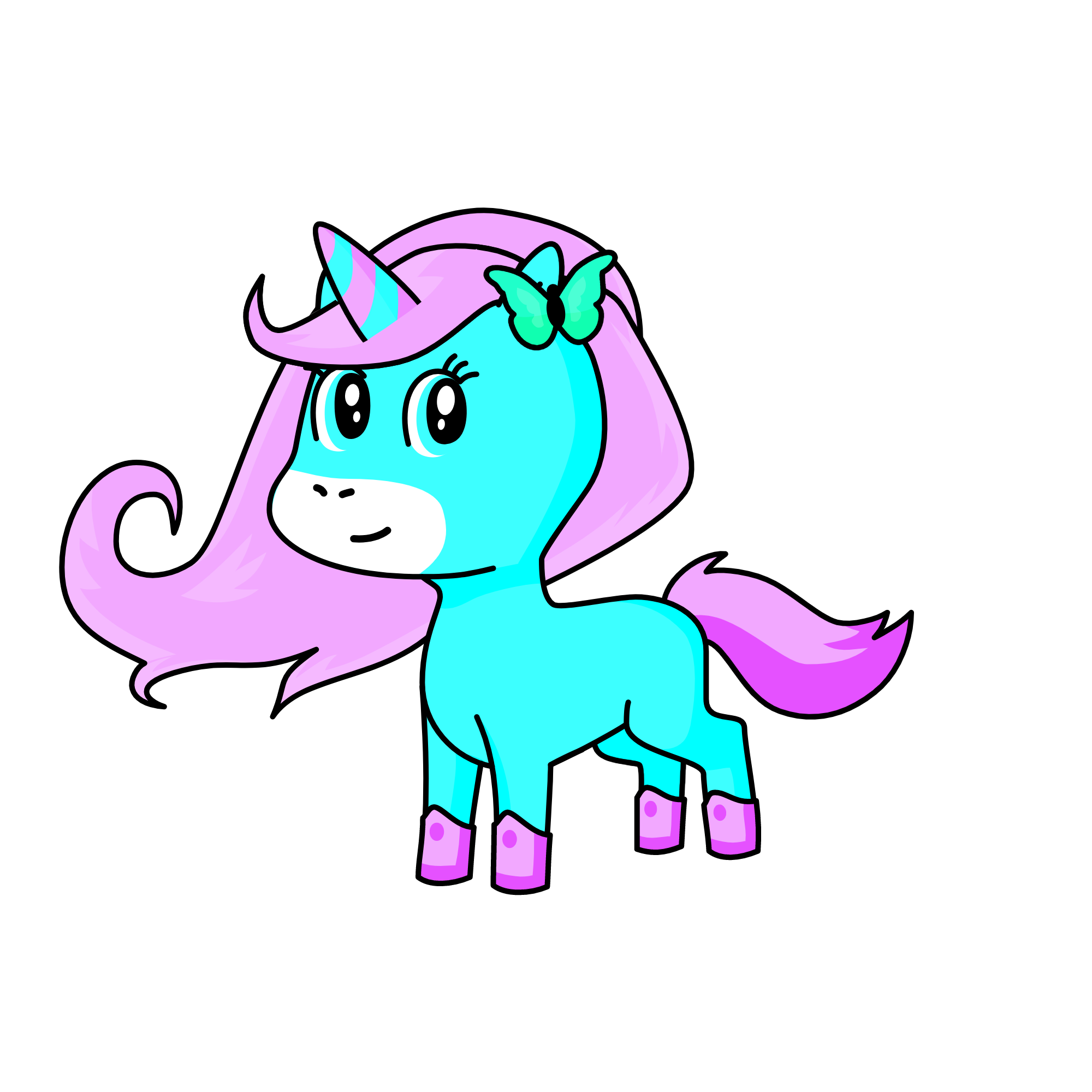 crystal, the unicorn