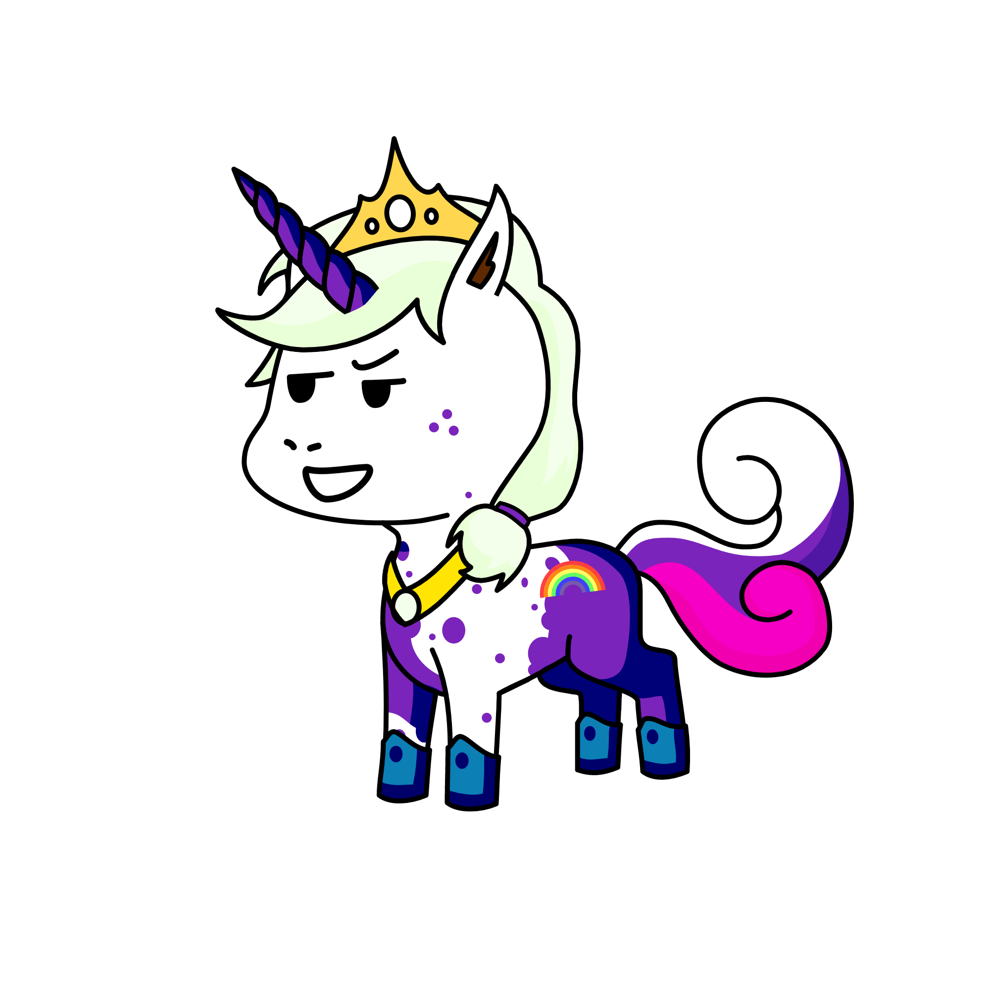 Cupidita, the unicorn