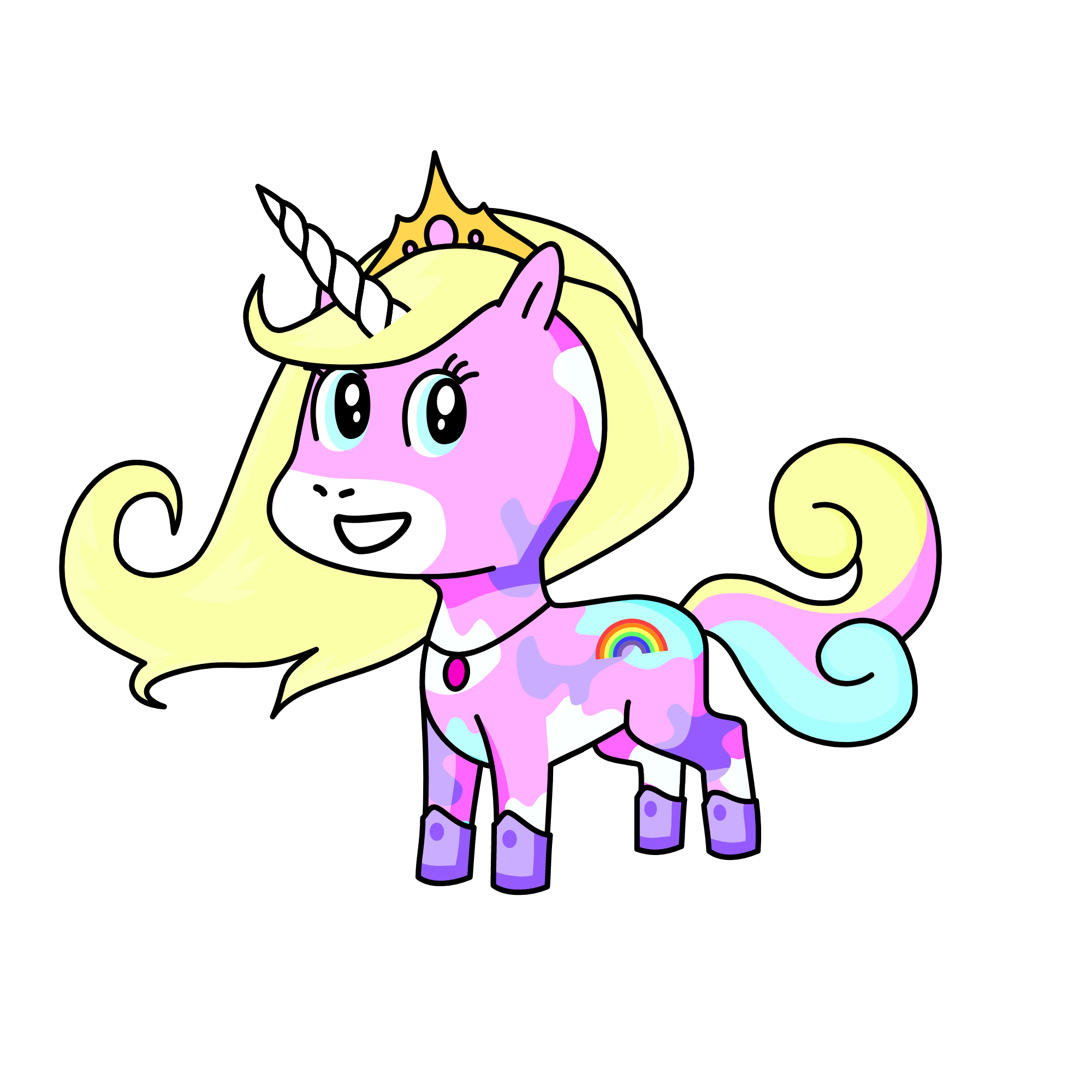 Night Beauty, the unicorn
