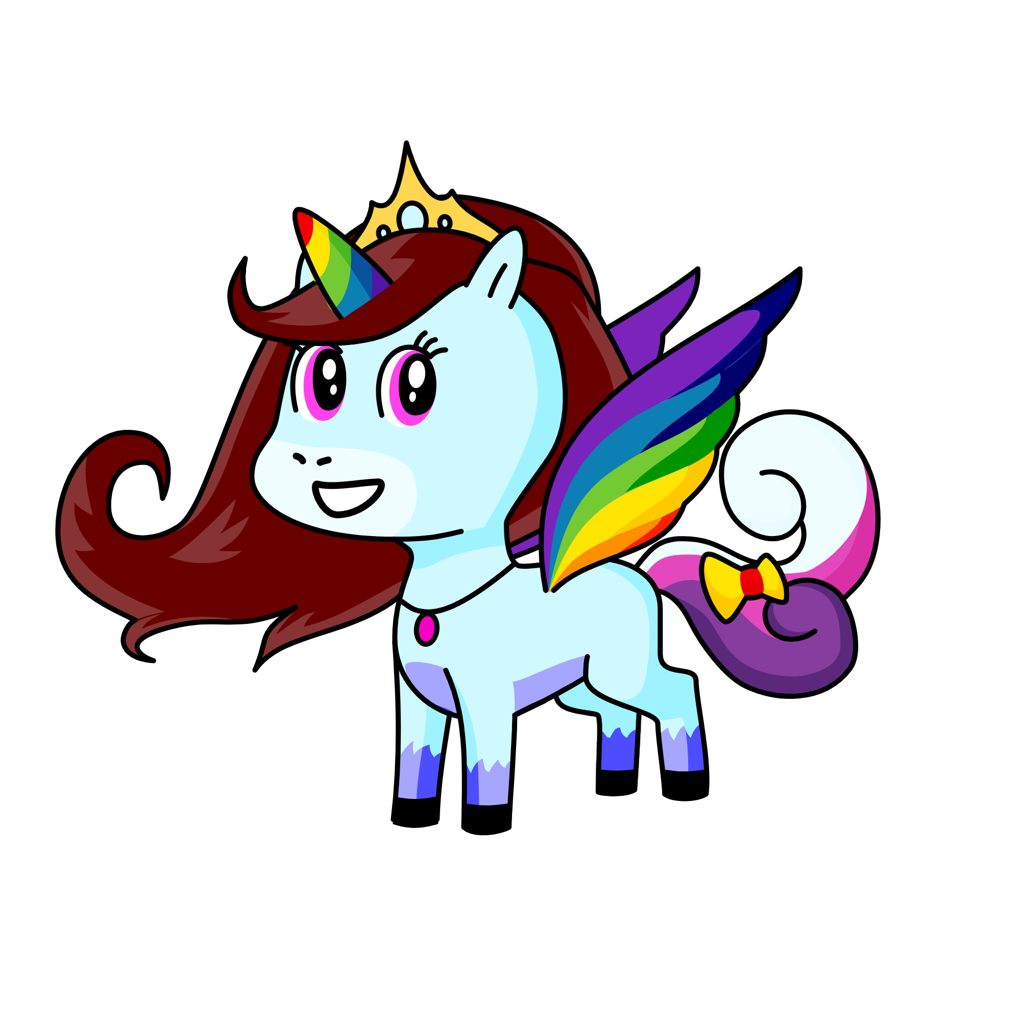 Moon Fairy Uni, the unicorn