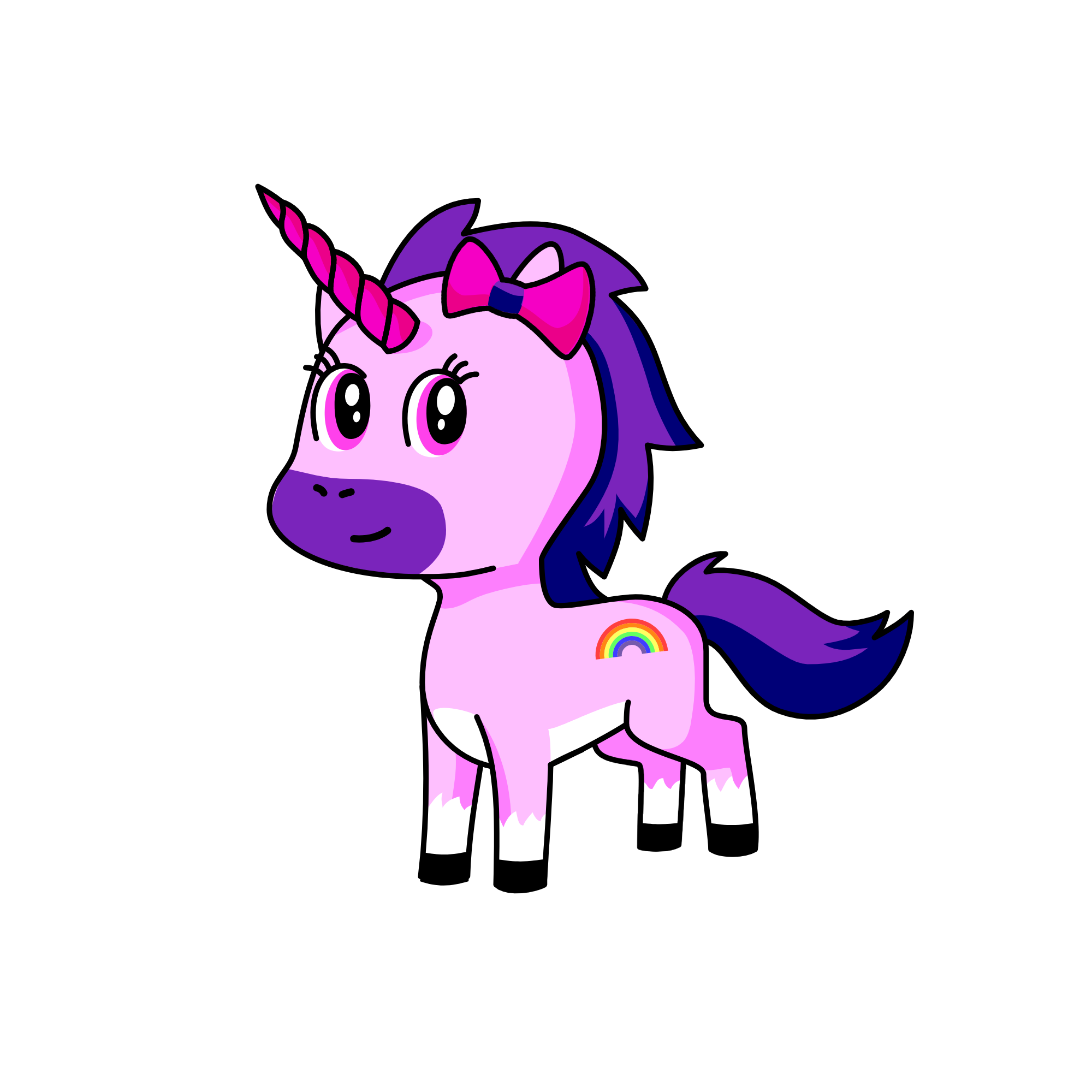 rainbow, the unicorn