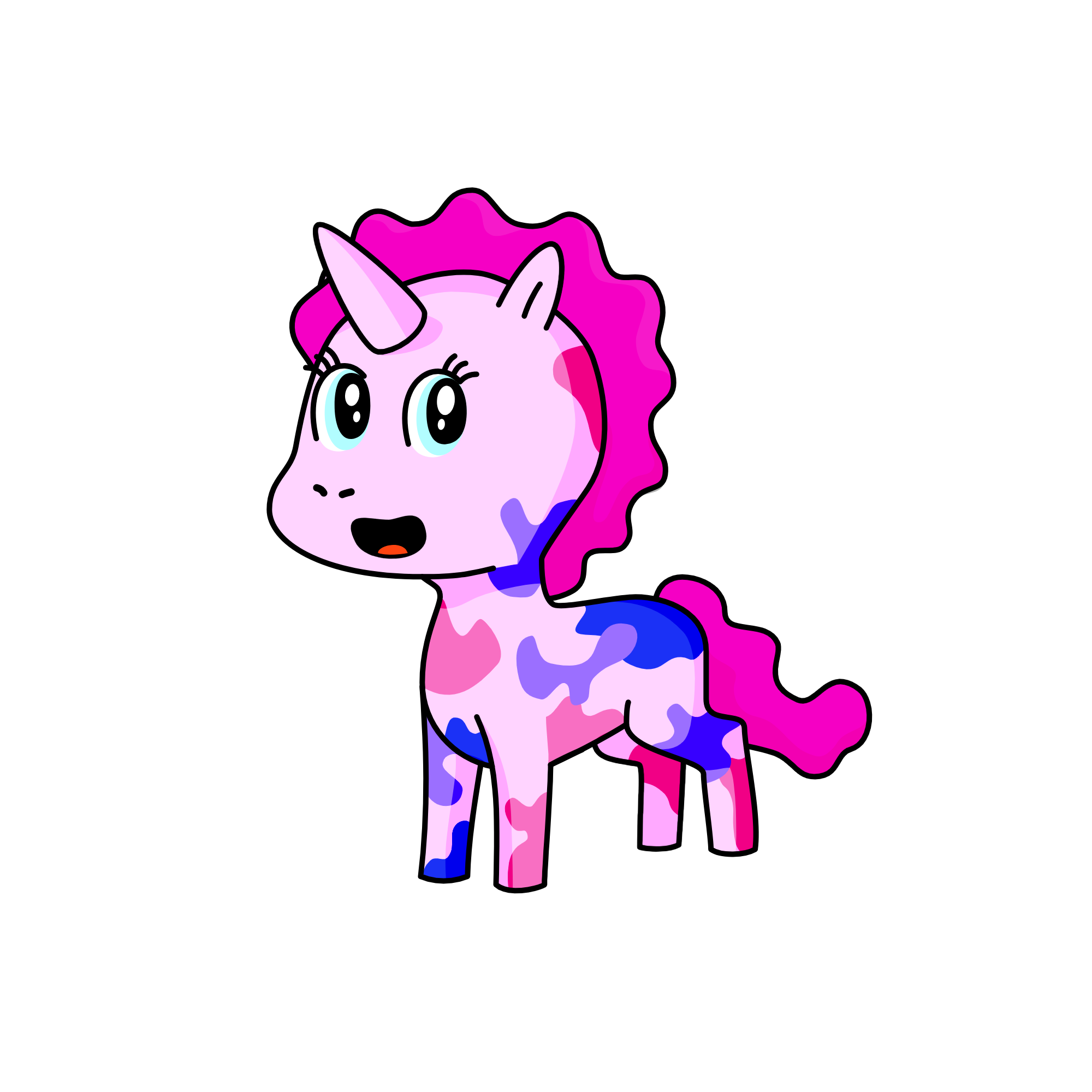 Pinkie pie, the unicorn