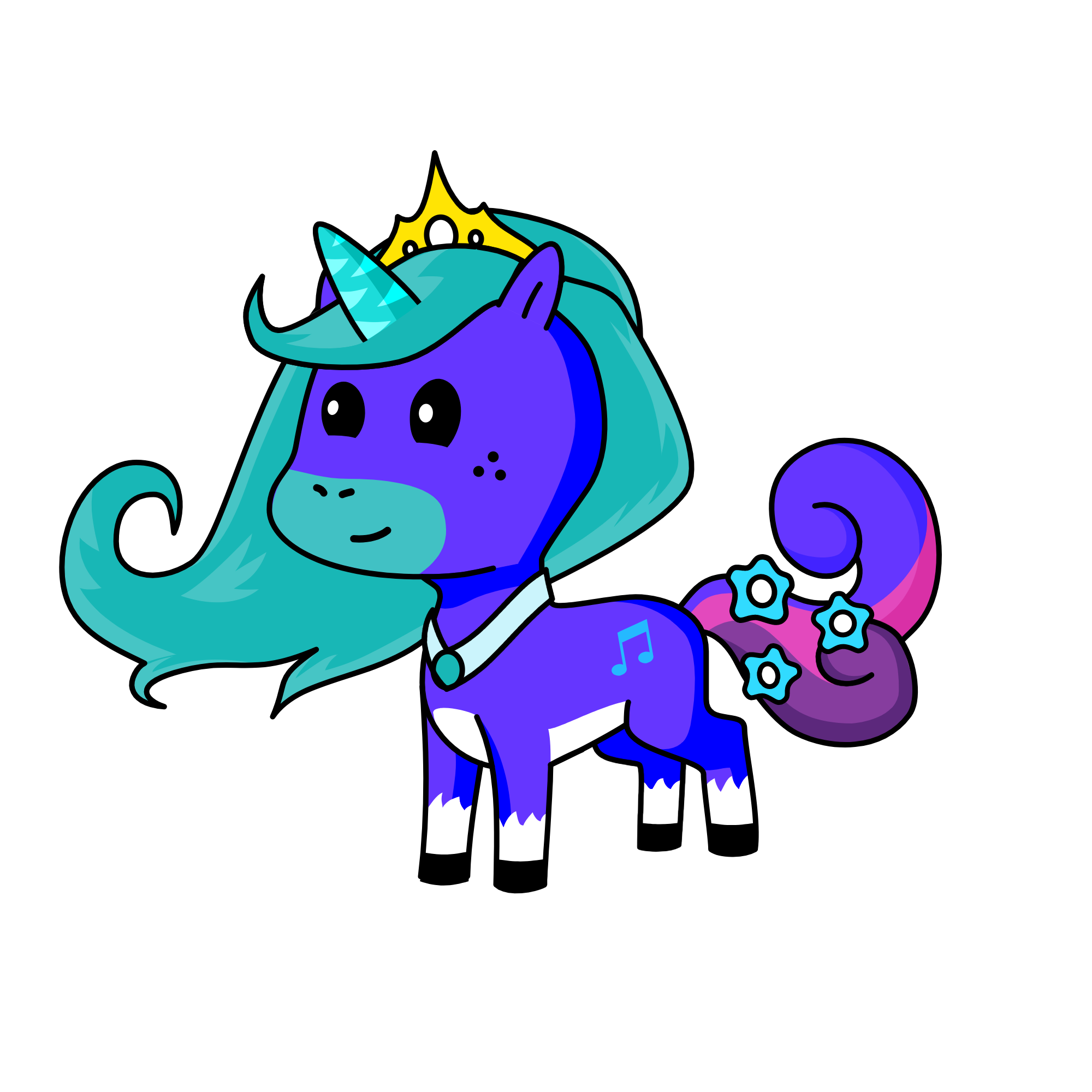 moonlight princess, the unicorn