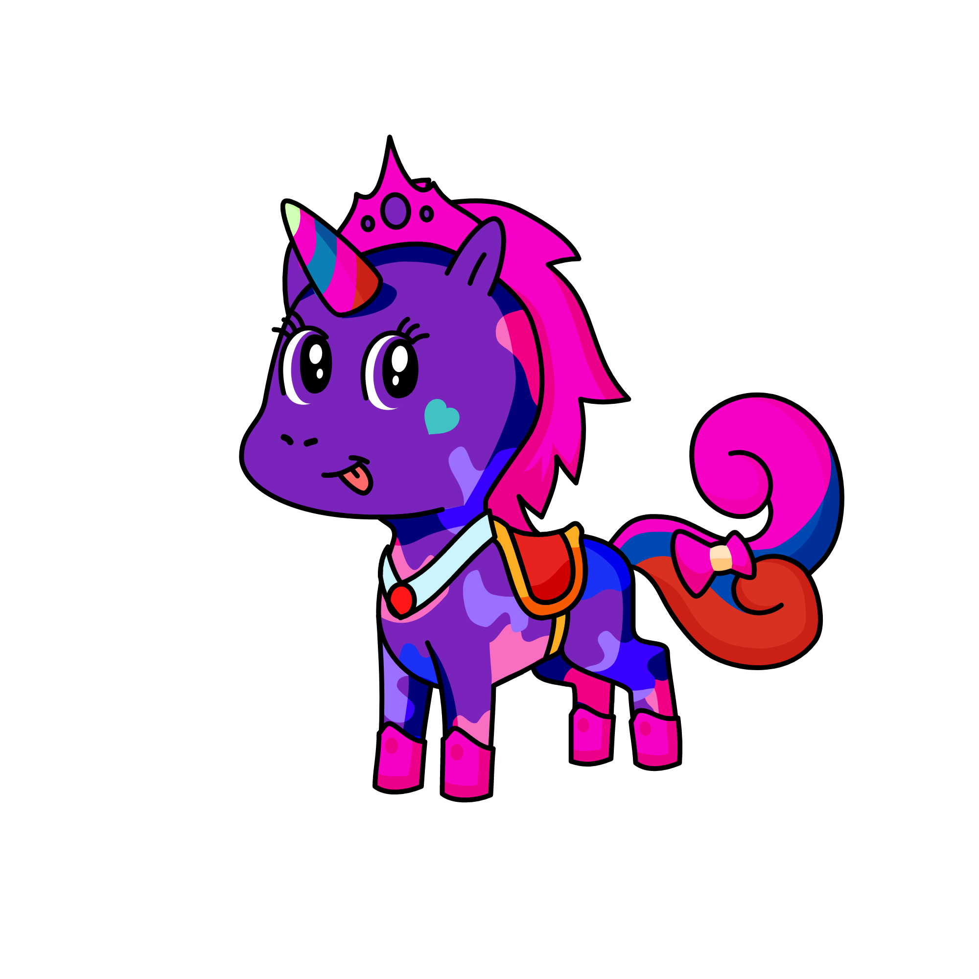 purly, the unicorn