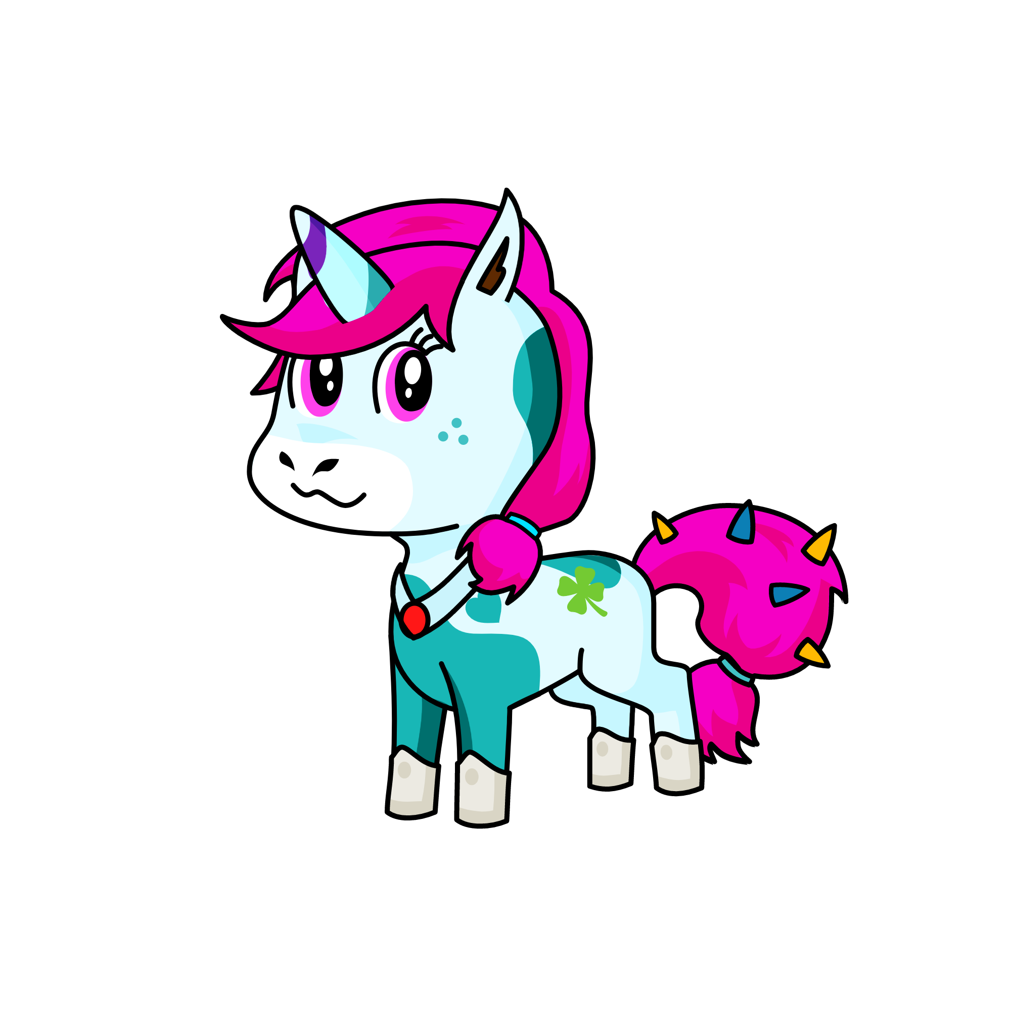 shiny, the unicorn