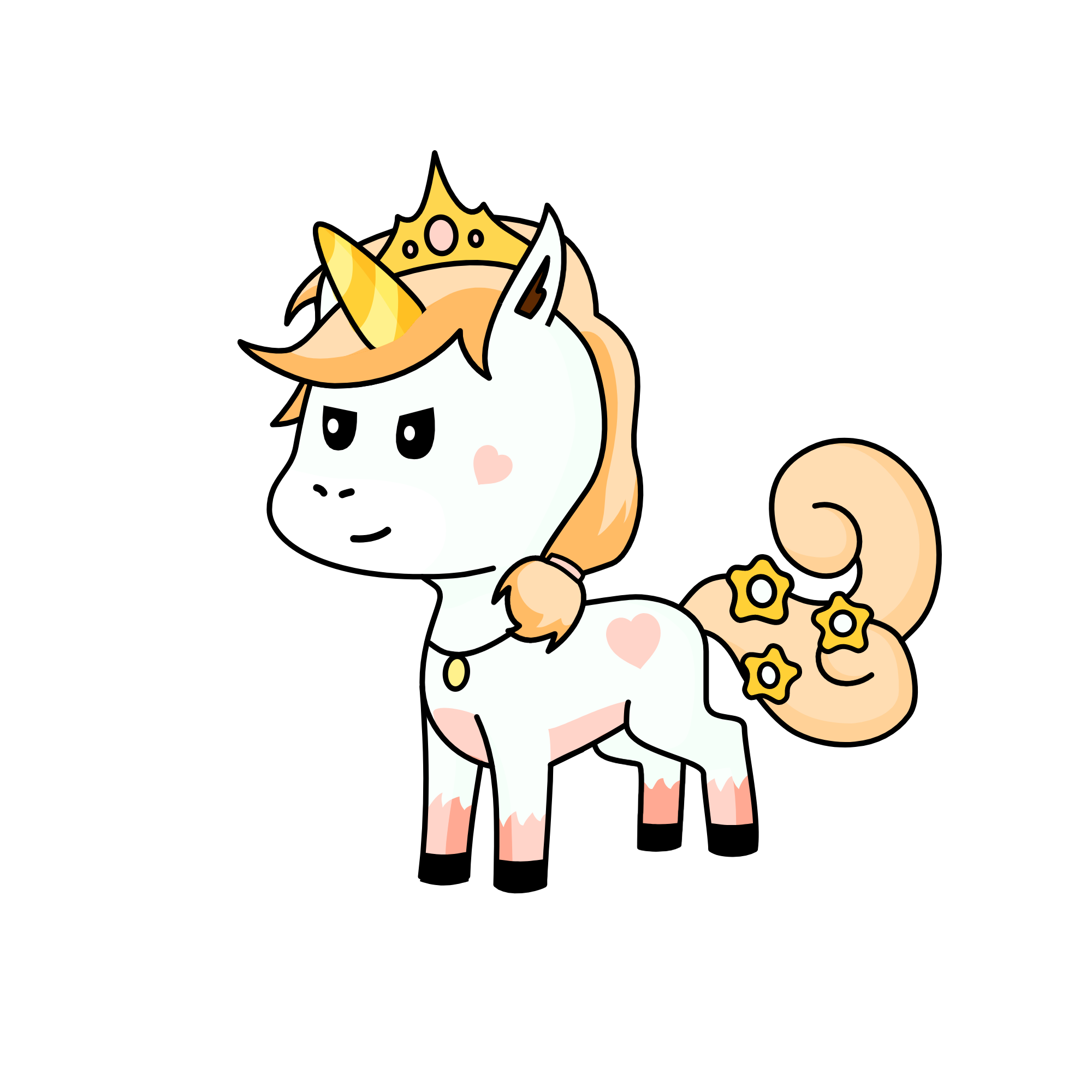 E, the unicorn