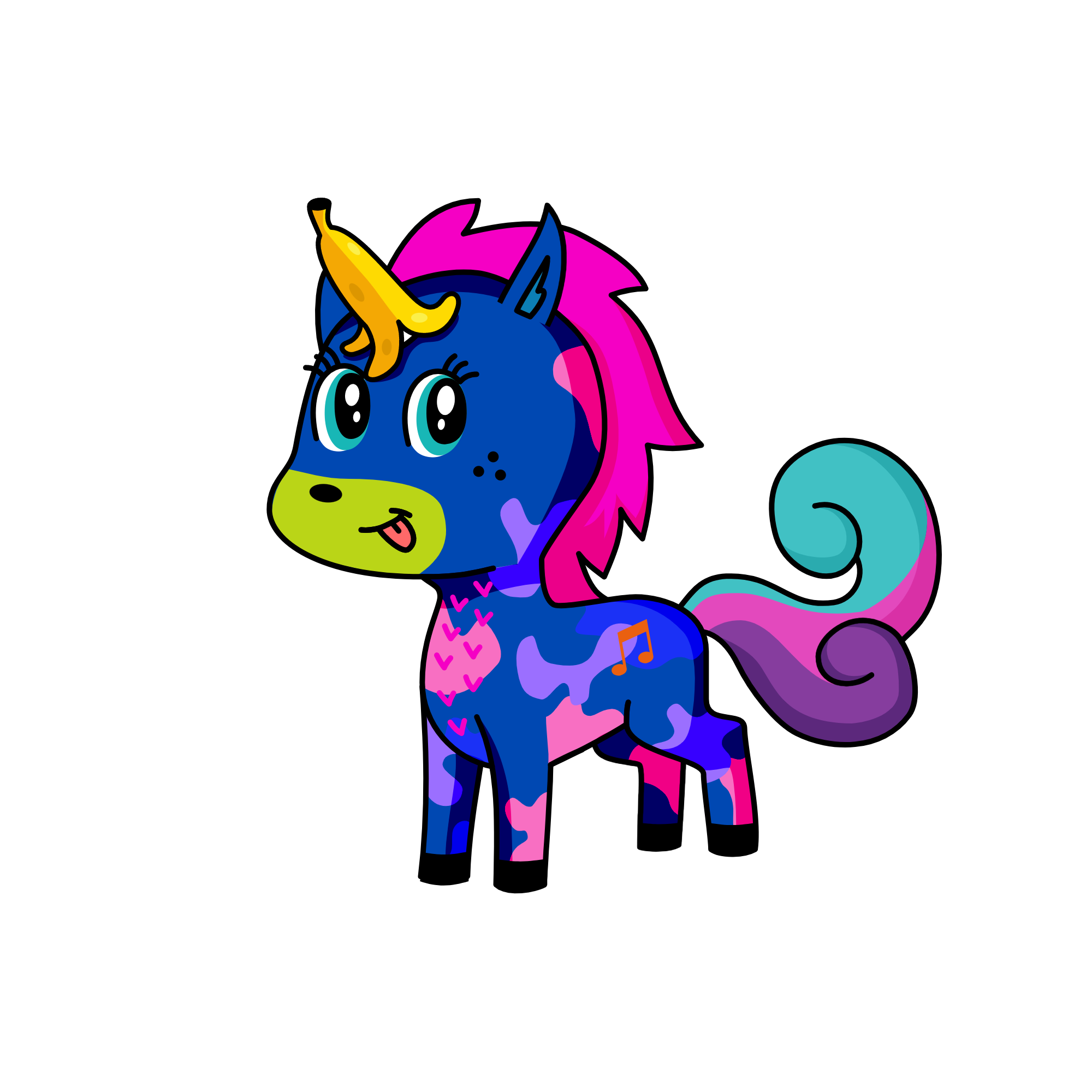 Poper, the unicorn