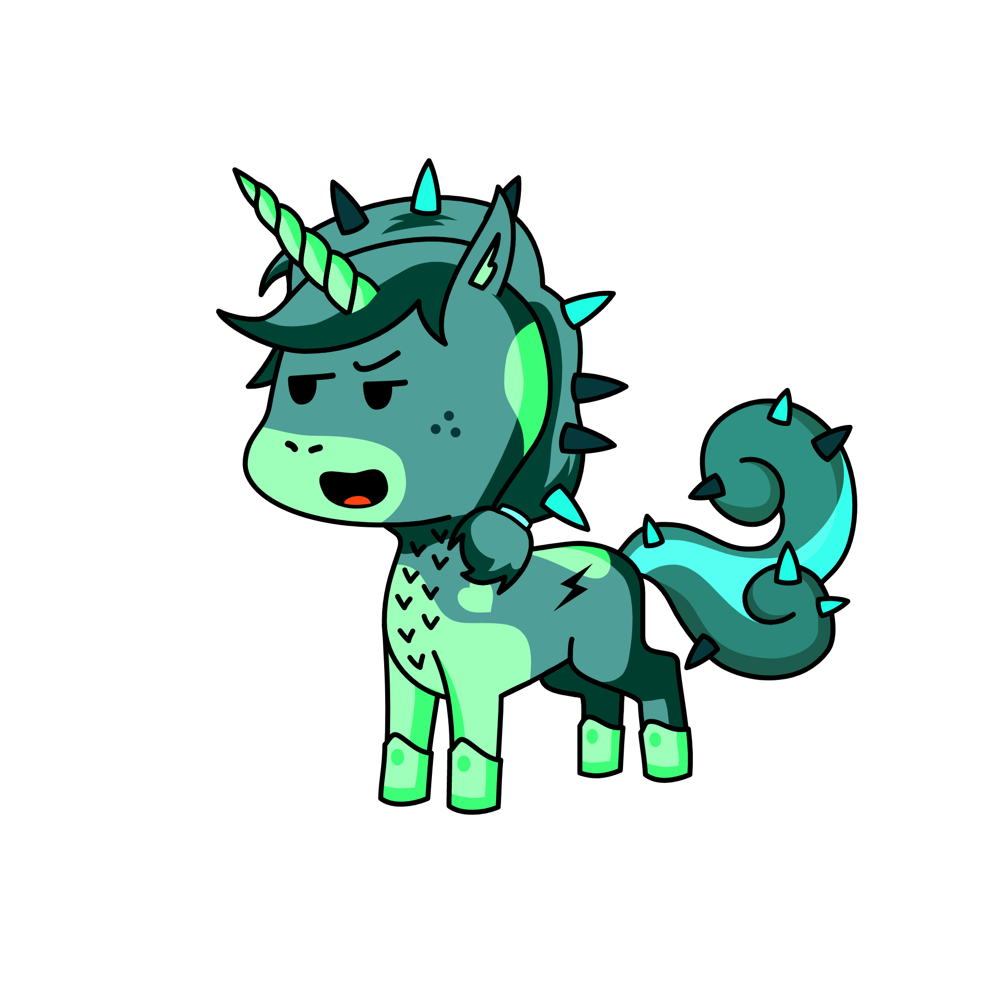 I LUV URANUS, the unicorn