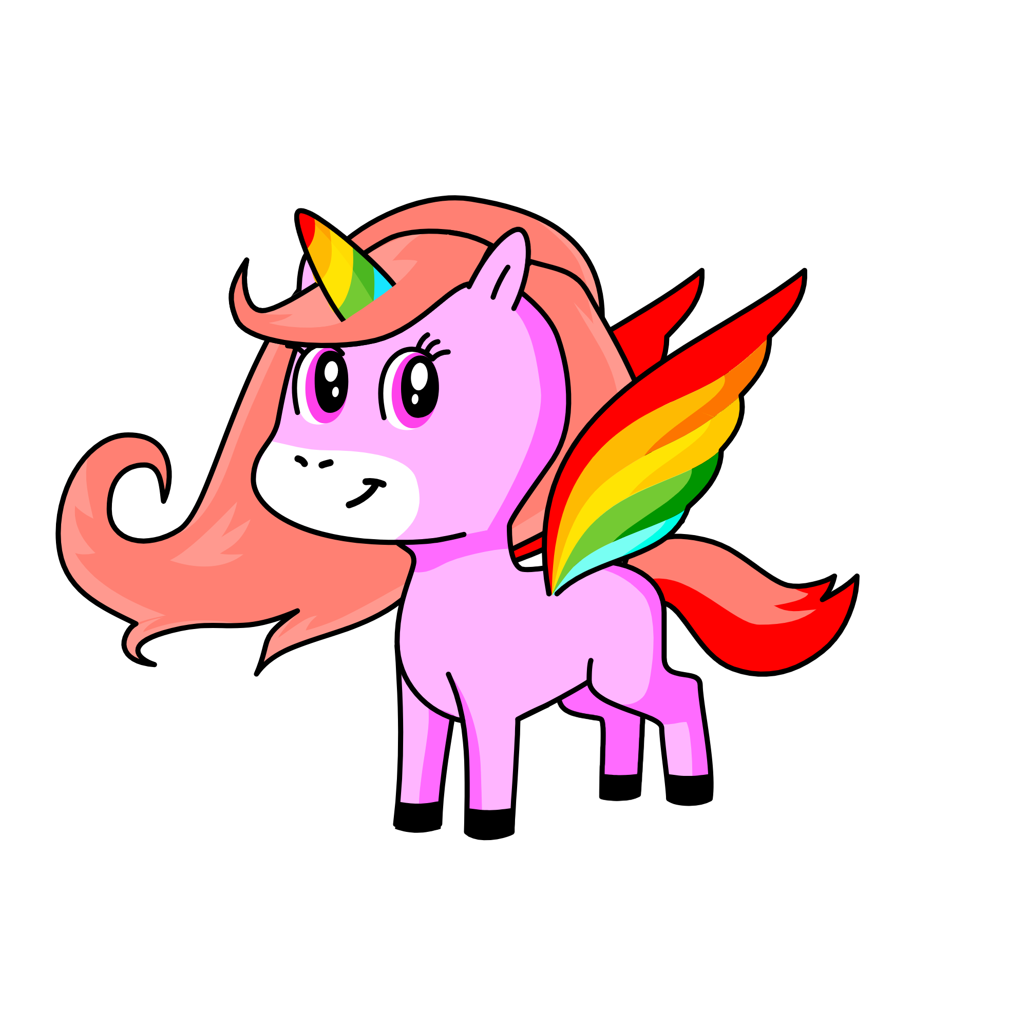 princess rainbow, the unicorn