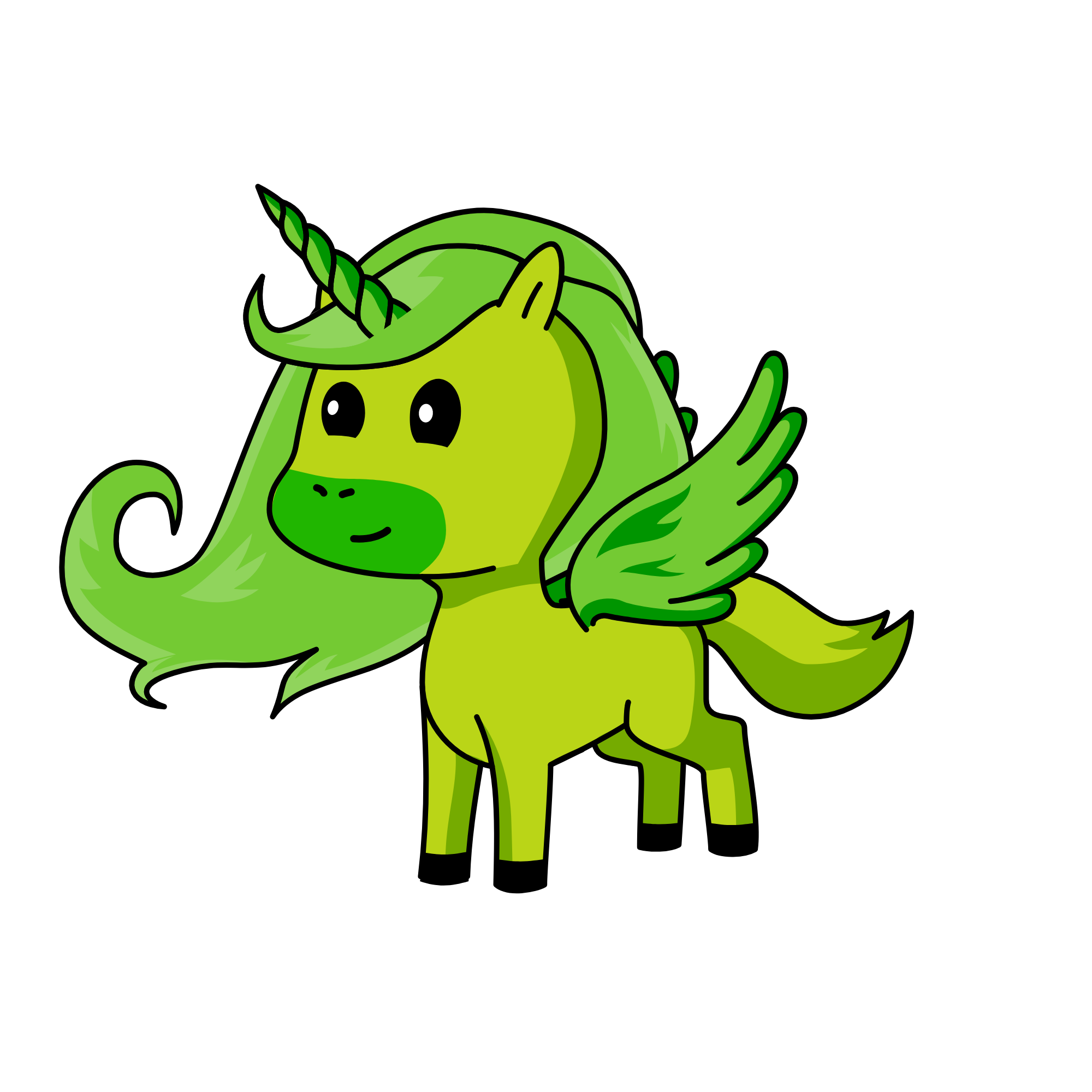 Naturine, the unicorn