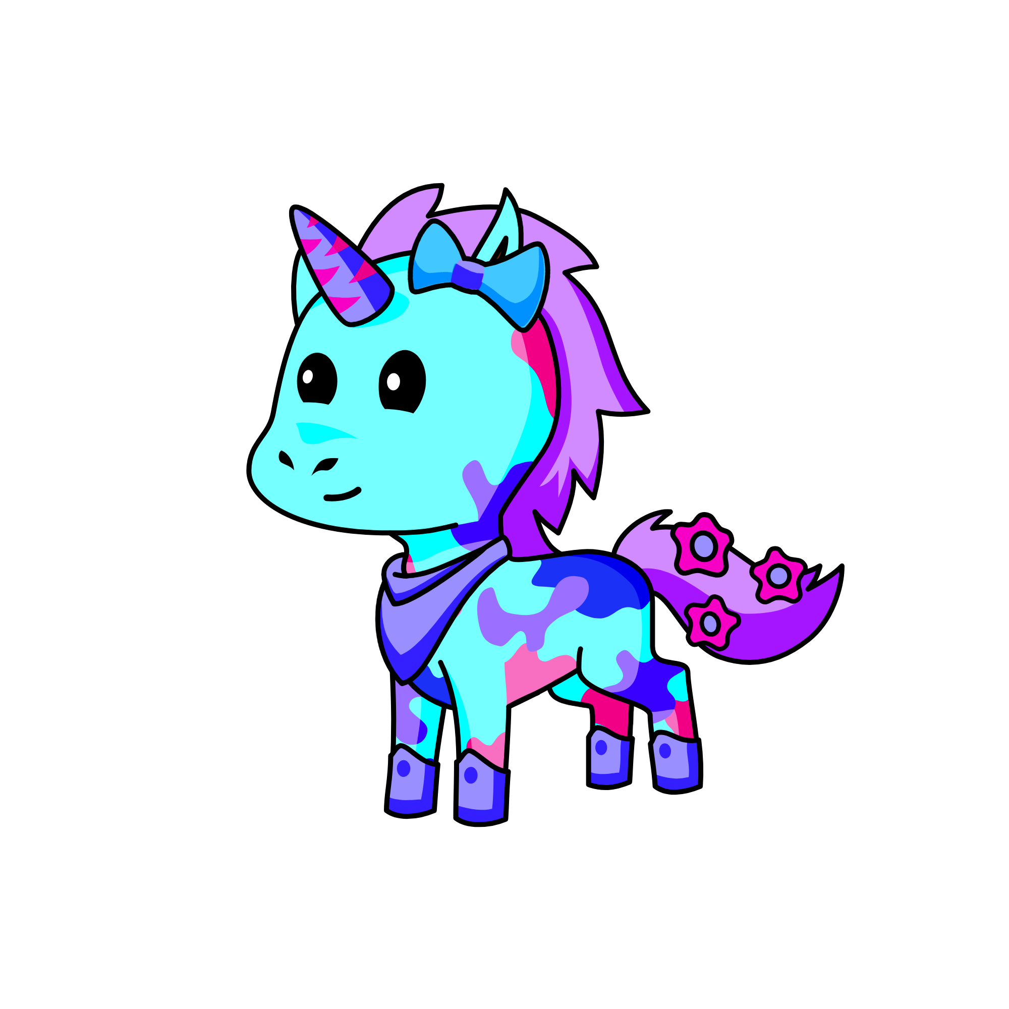 camo, the unicorn