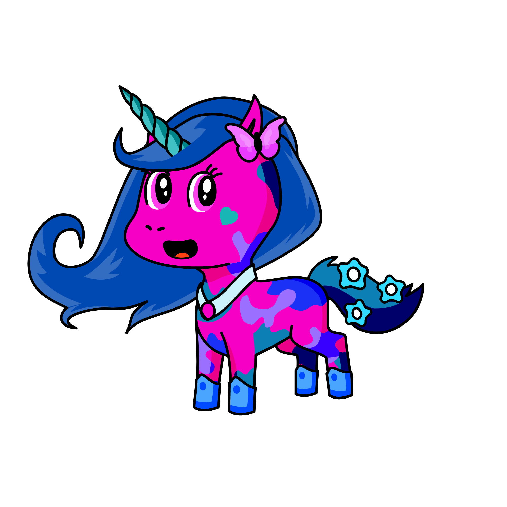 Maya, the unicorn