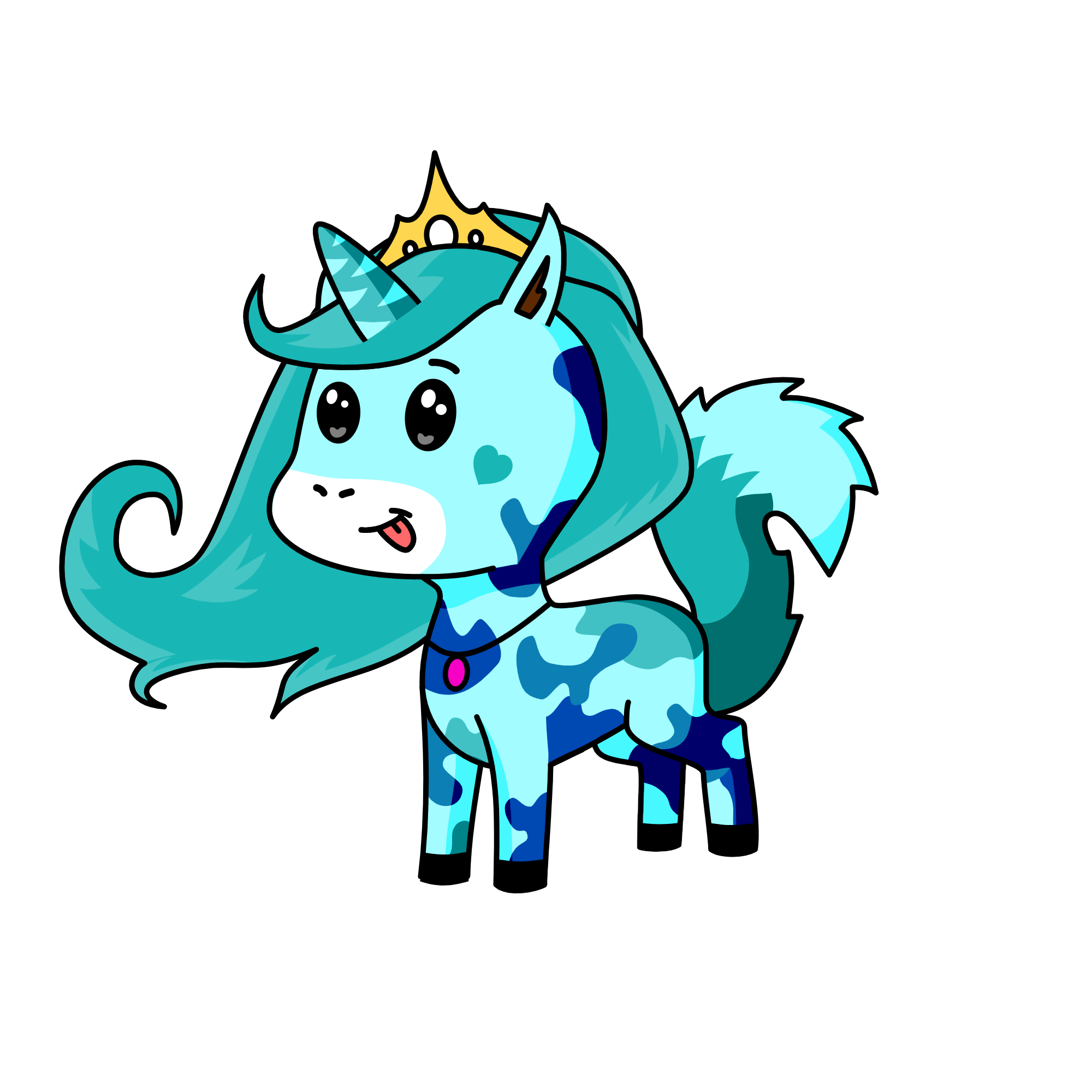 Snowy, the unicorn