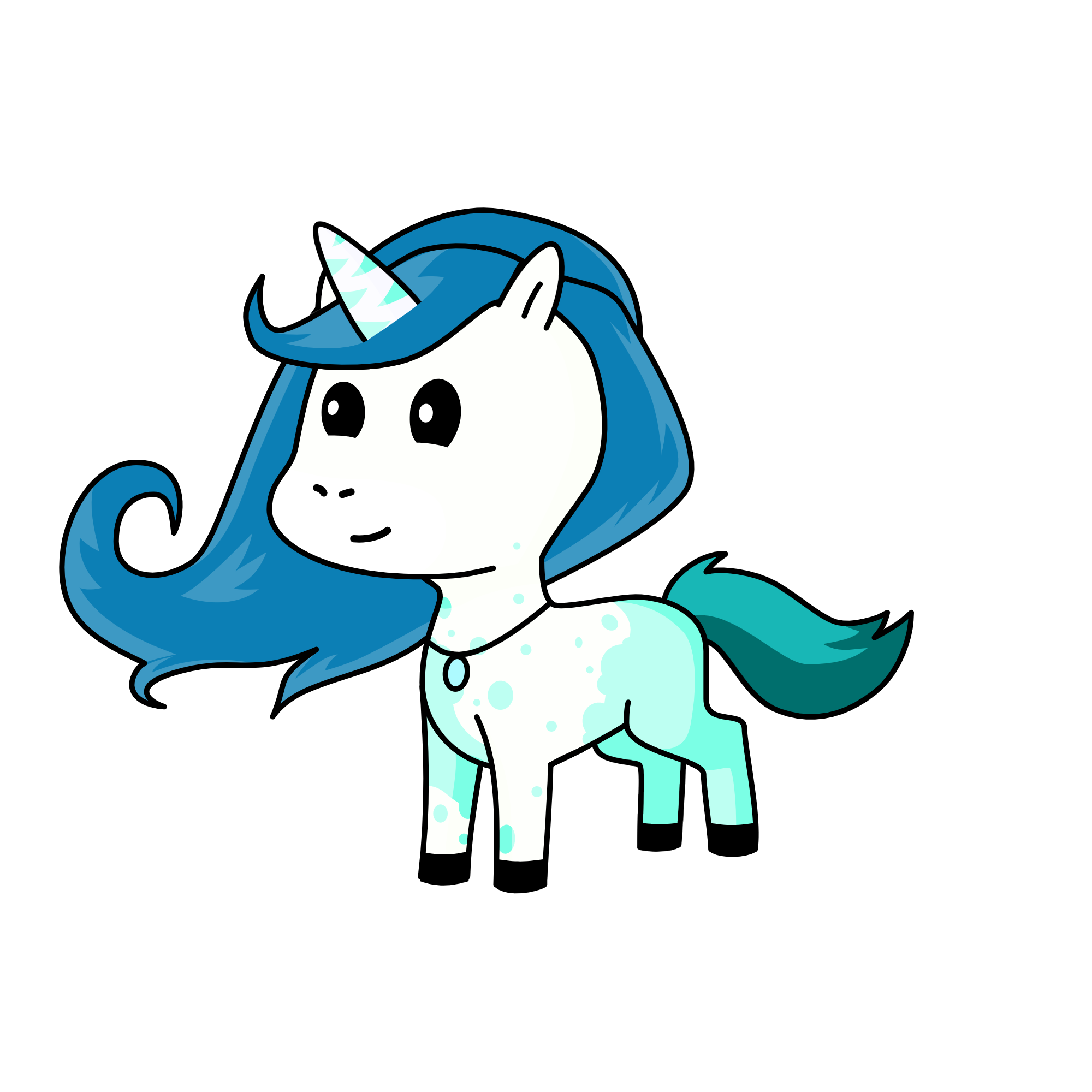 Aqua, the unicorn