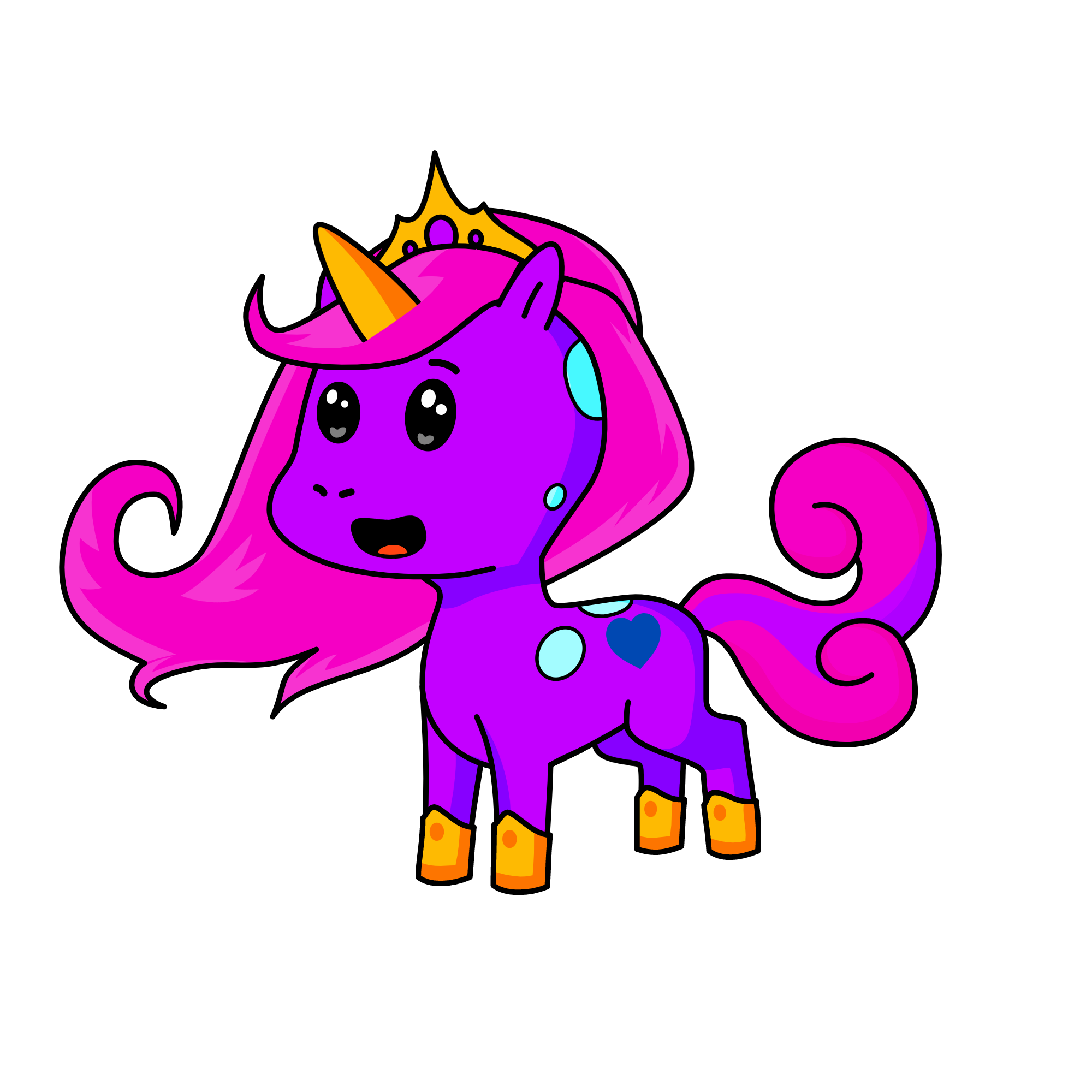 CJ junior, the unicorn