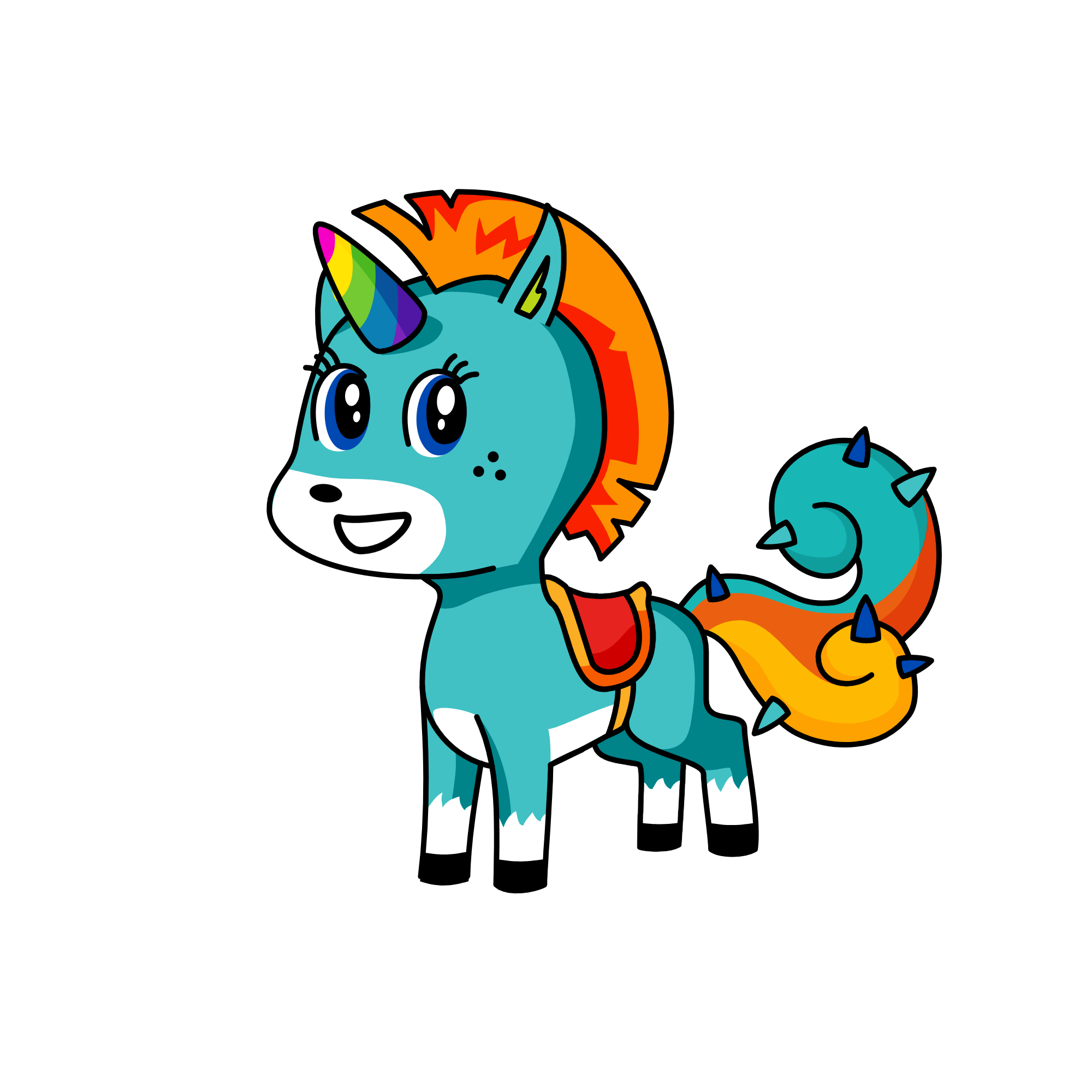 Pancake, the unicorn