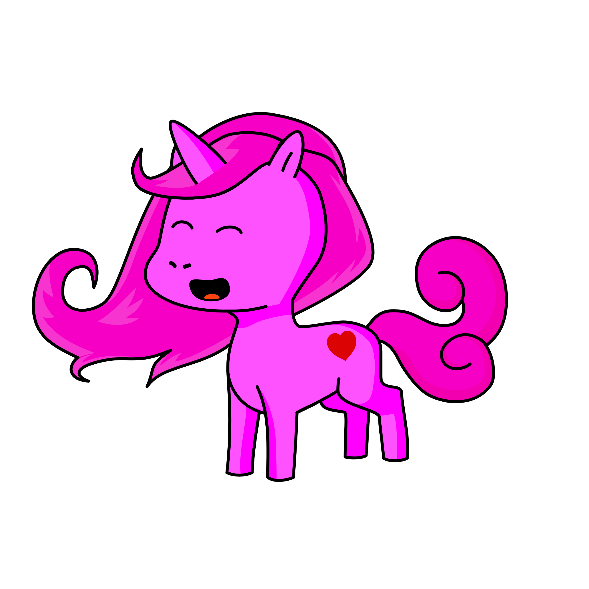 Pinkie pie, the unicorn