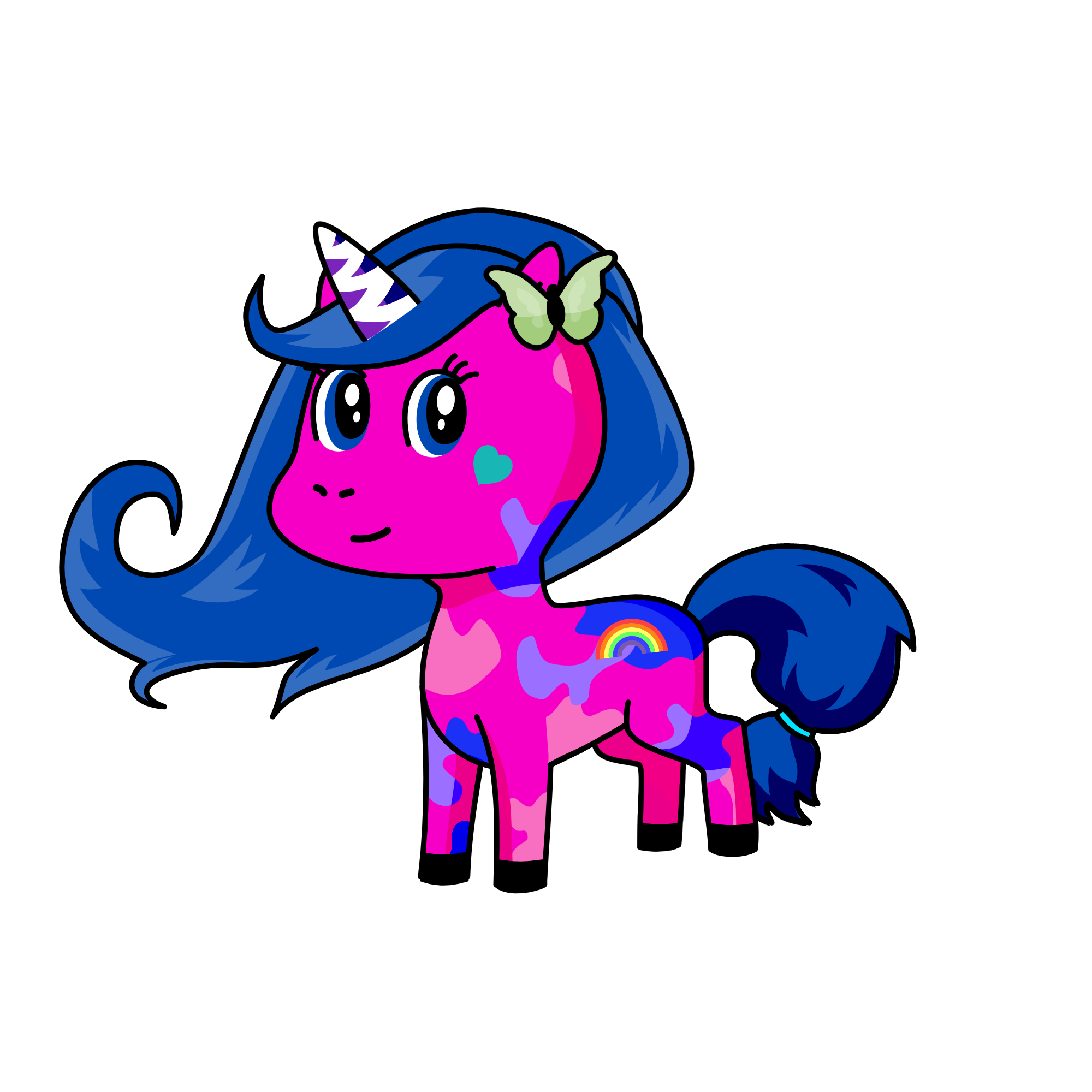 Sun, the unicorn