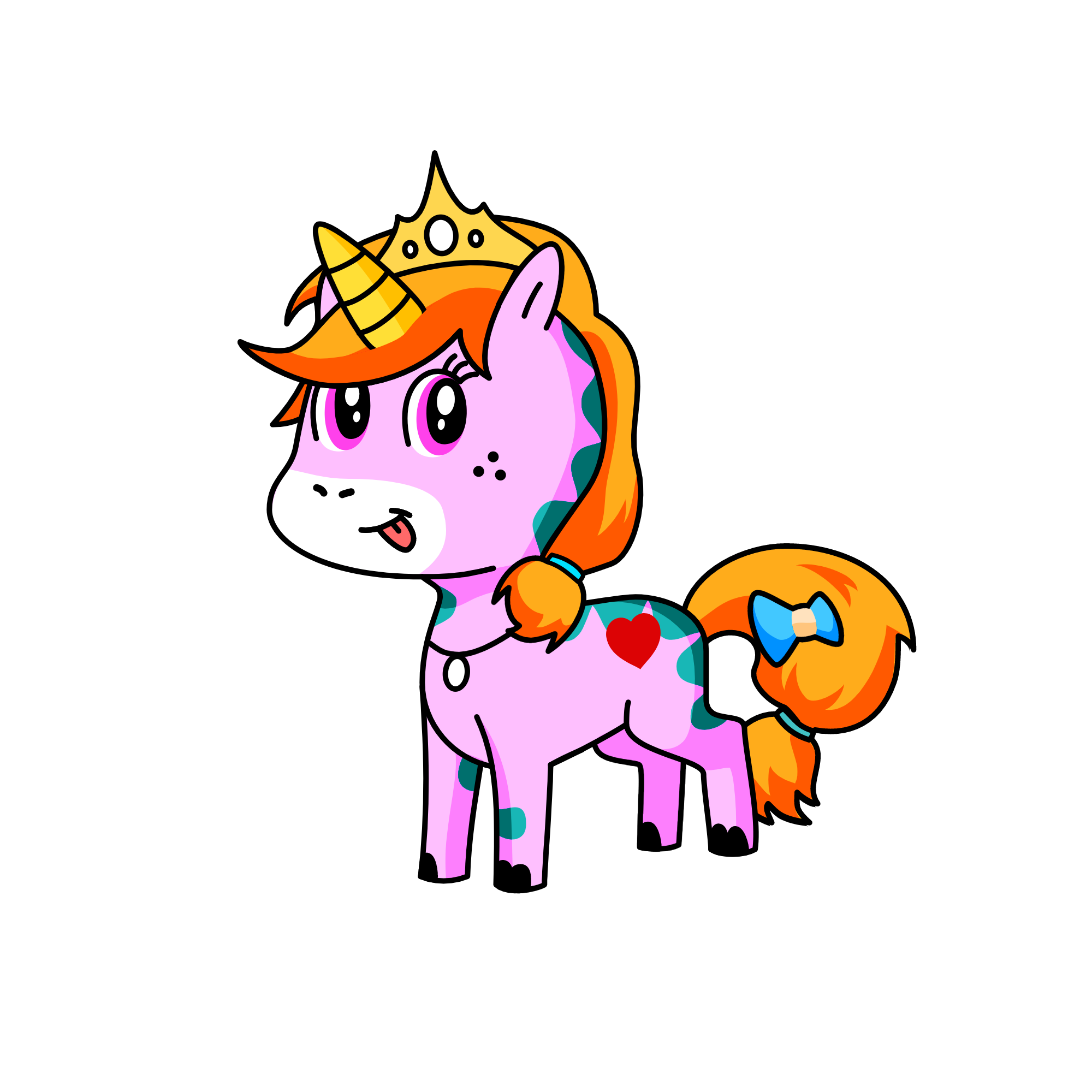 Dazzle, the unicorn