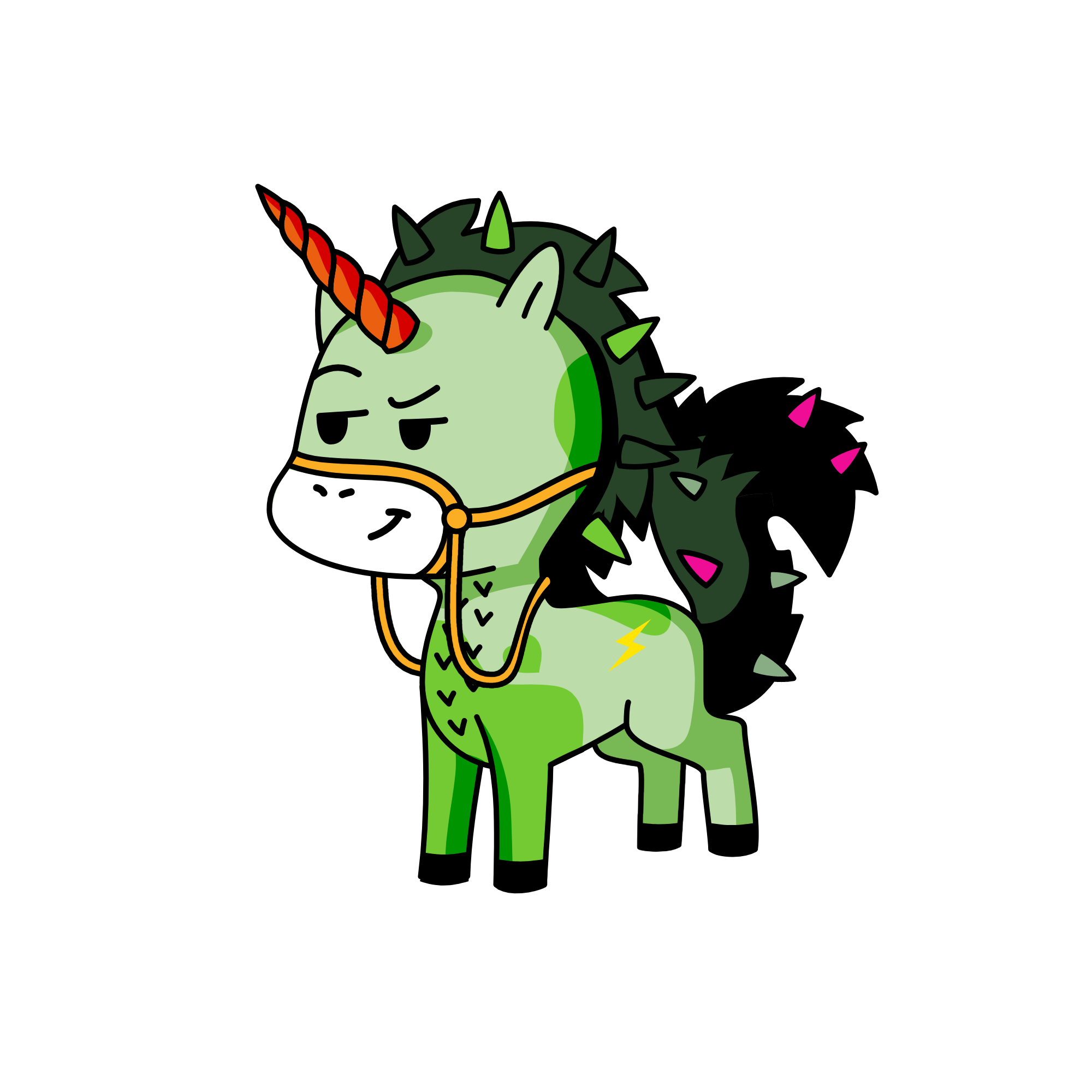 Racky, the unicorn