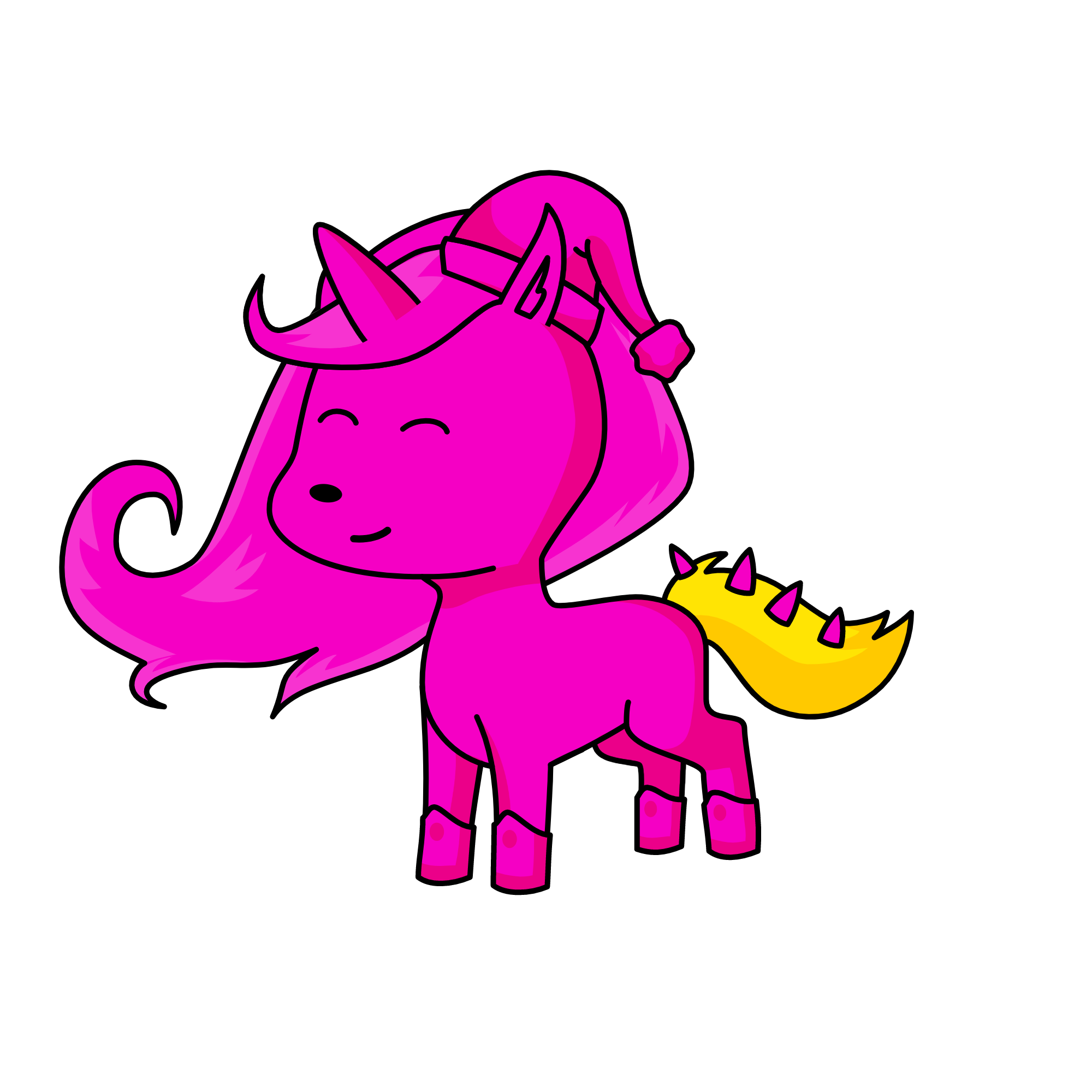 pinky, the unicorn