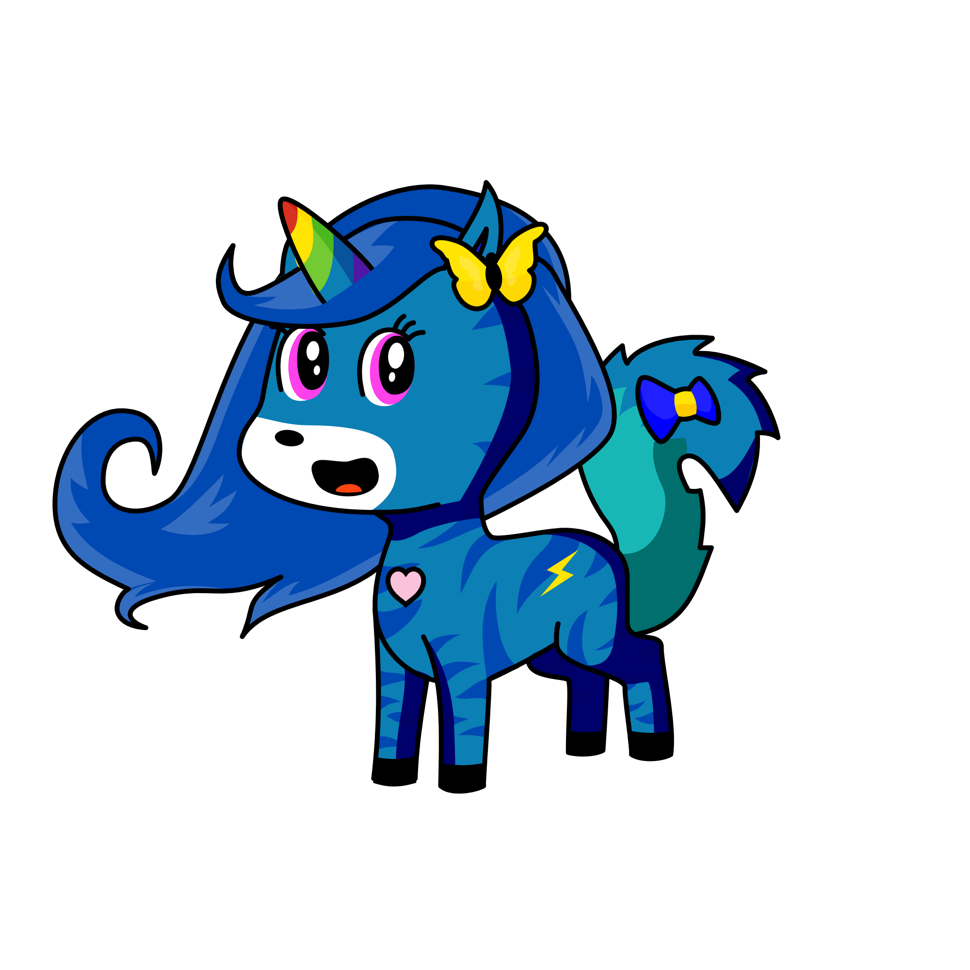 Literally , the unicorn