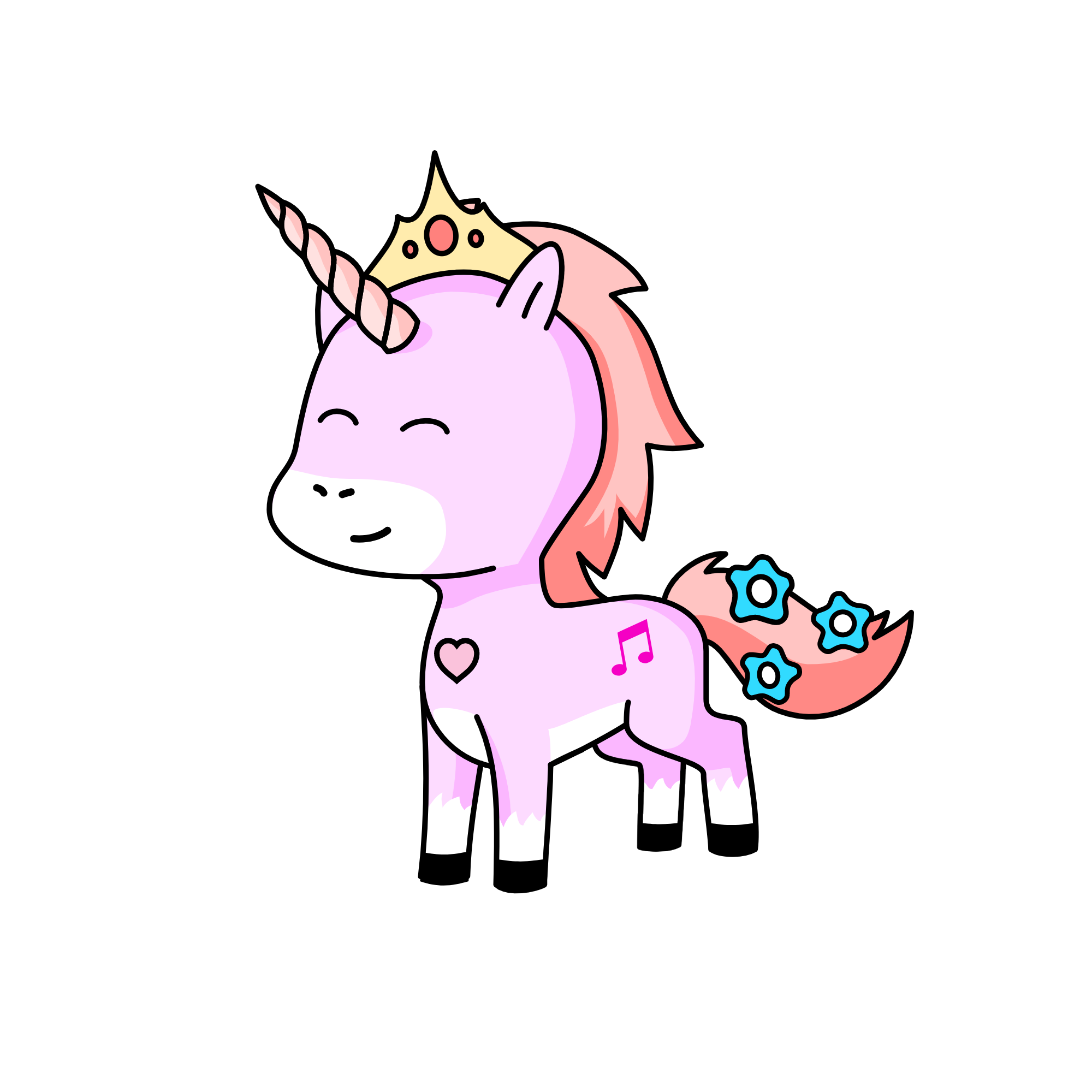 Sakura, the unicorn