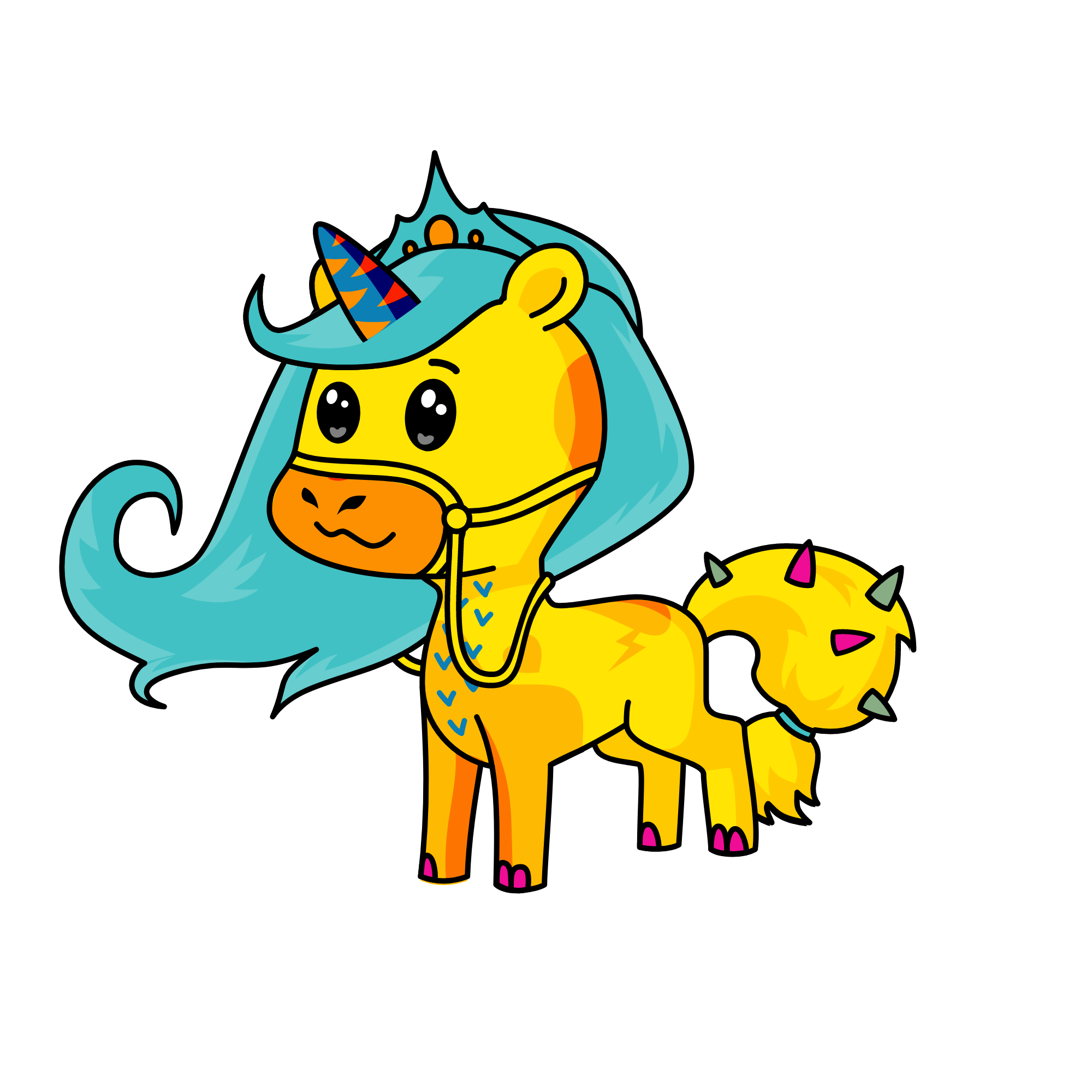 random, the unicorn