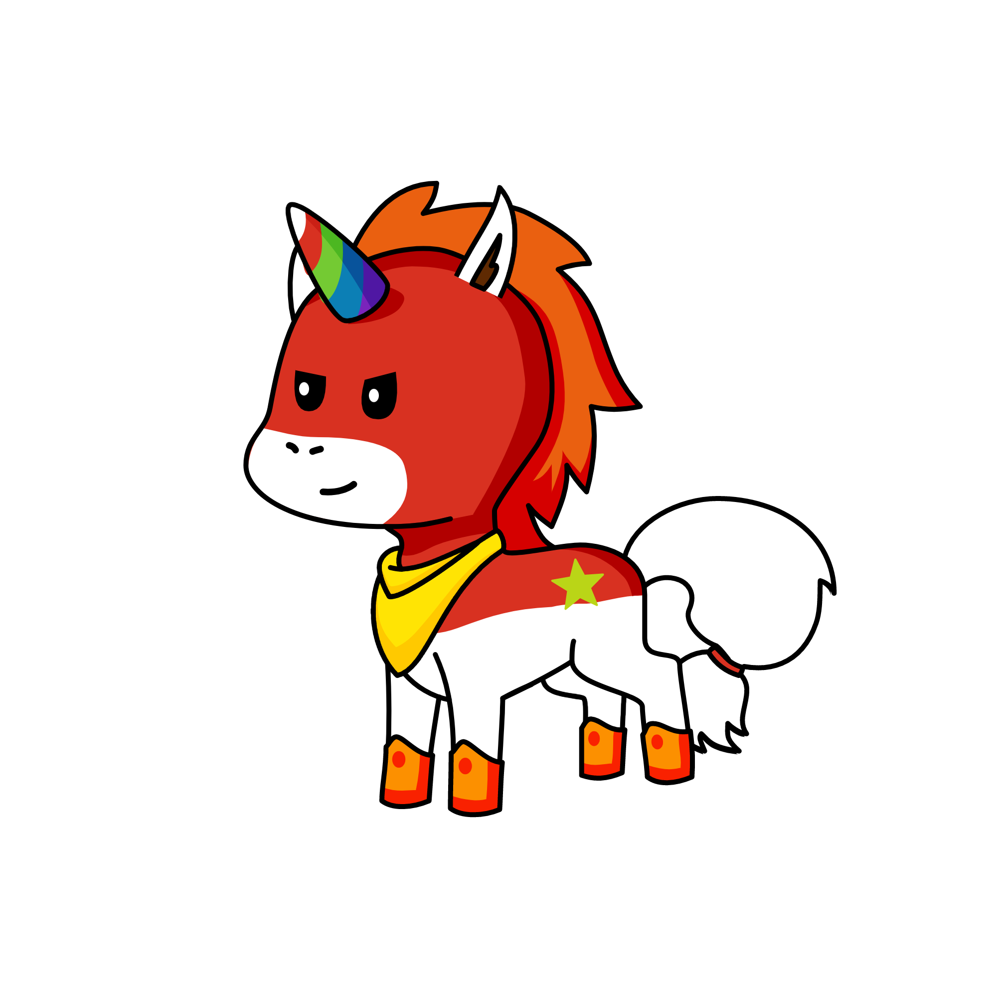 scorch, the unicorn