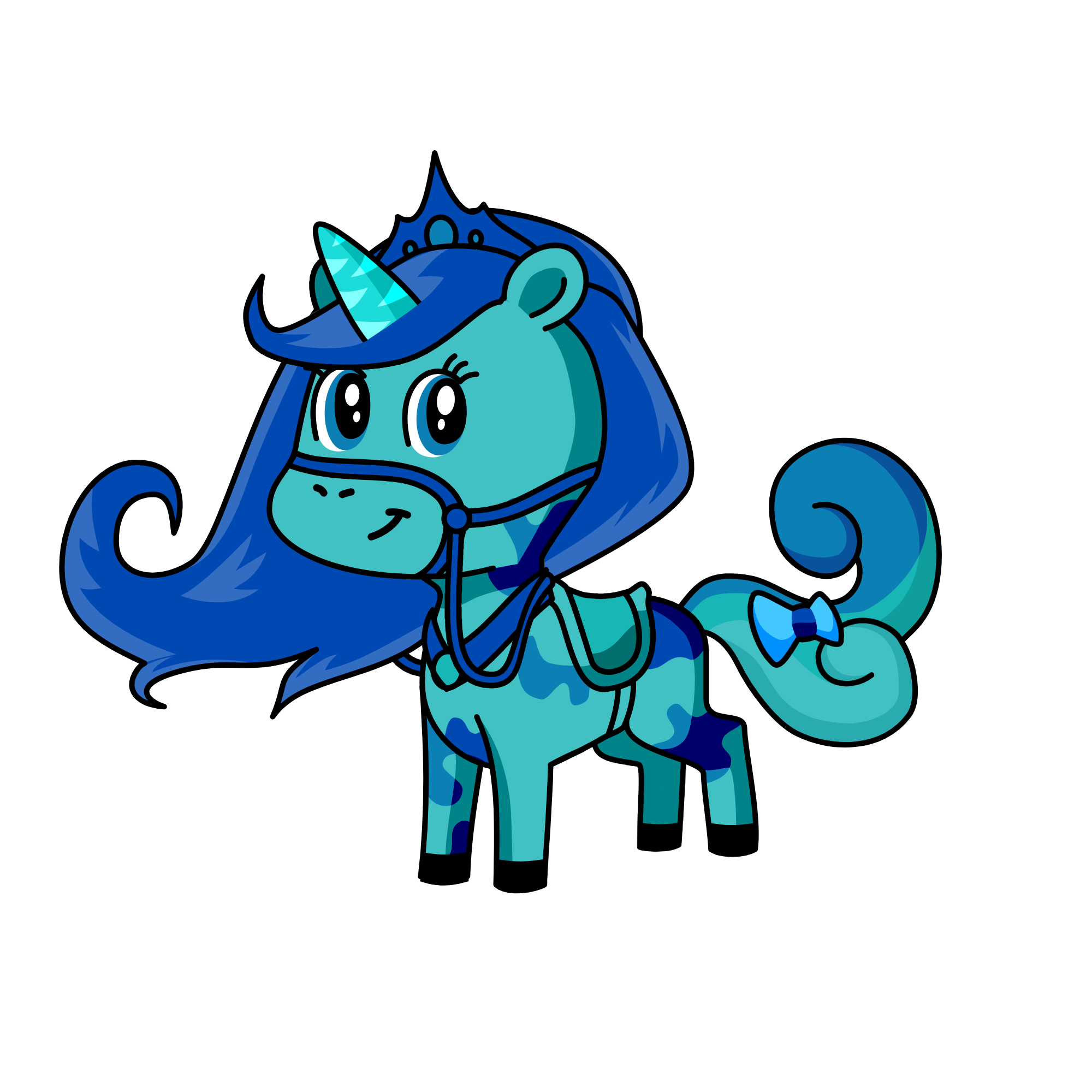 Icy Gurl, the unicorn