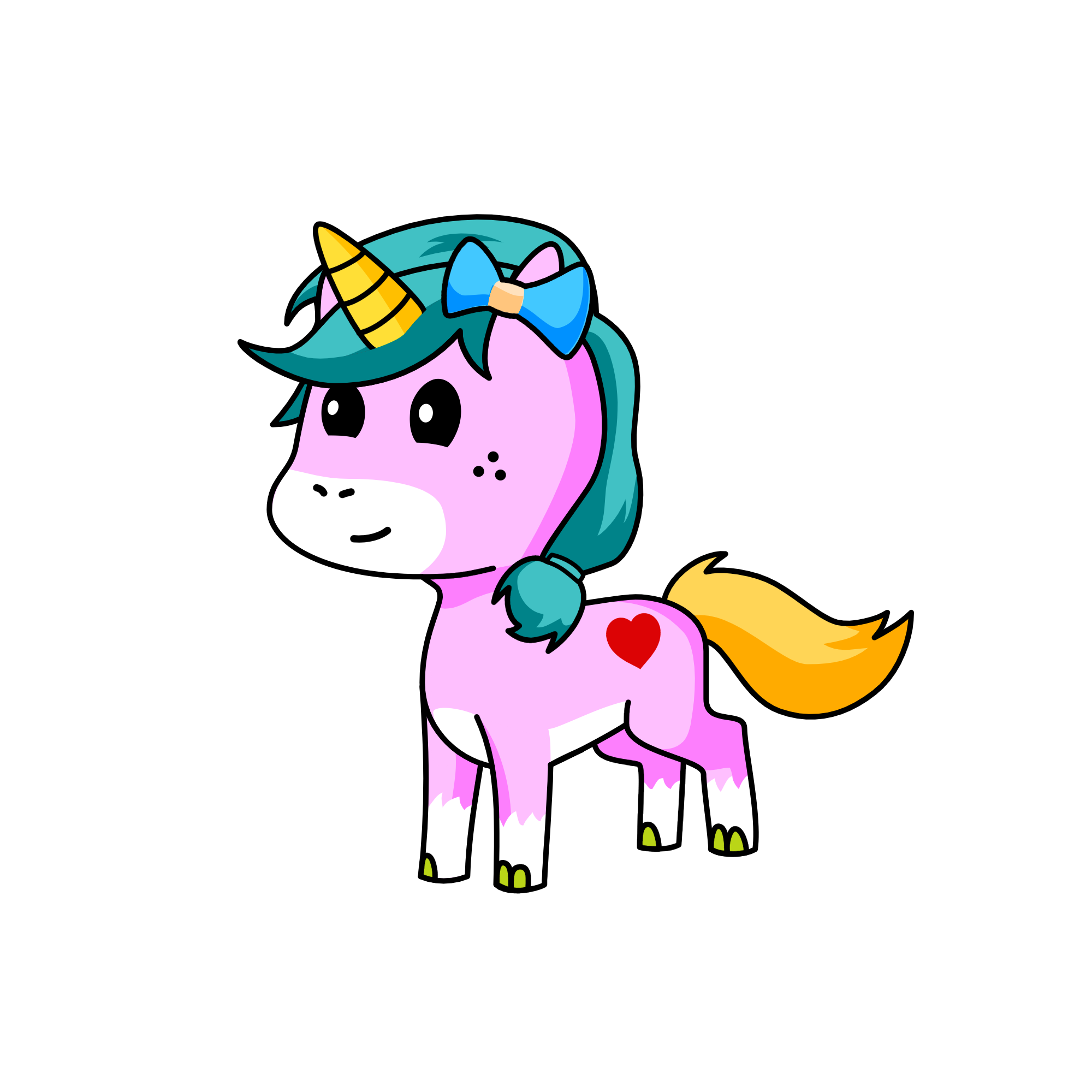 Sparkle Sprinkle Cake, the unicorn