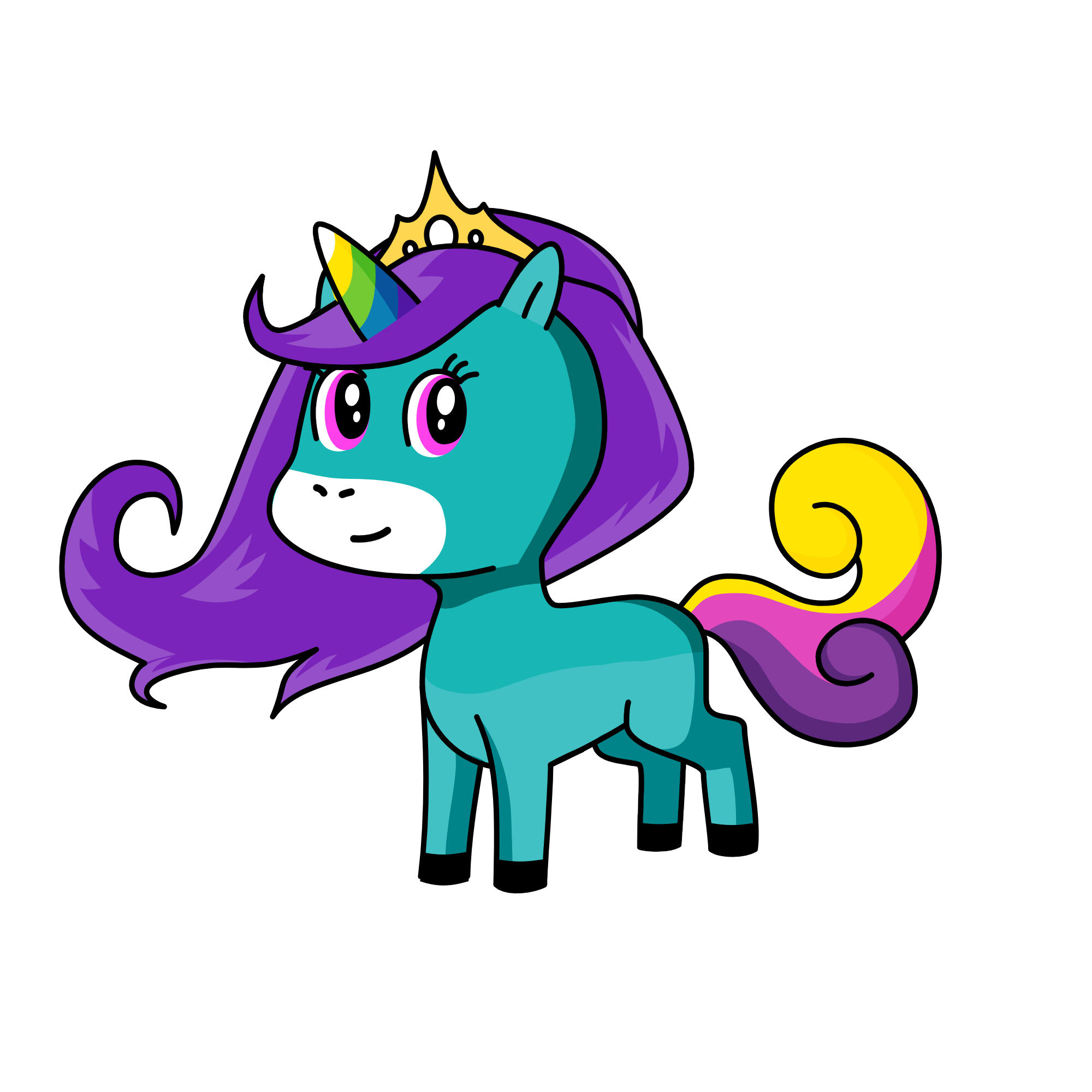Lily Night Moon, the unicorn