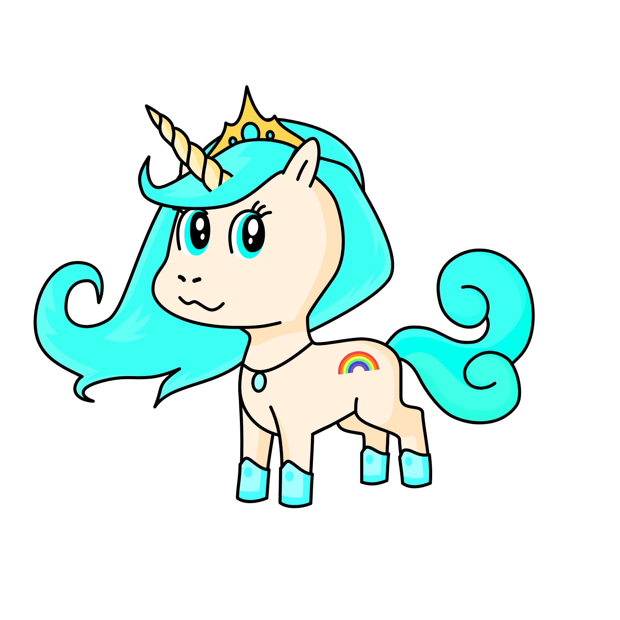 Ice Queen, the unicorn
