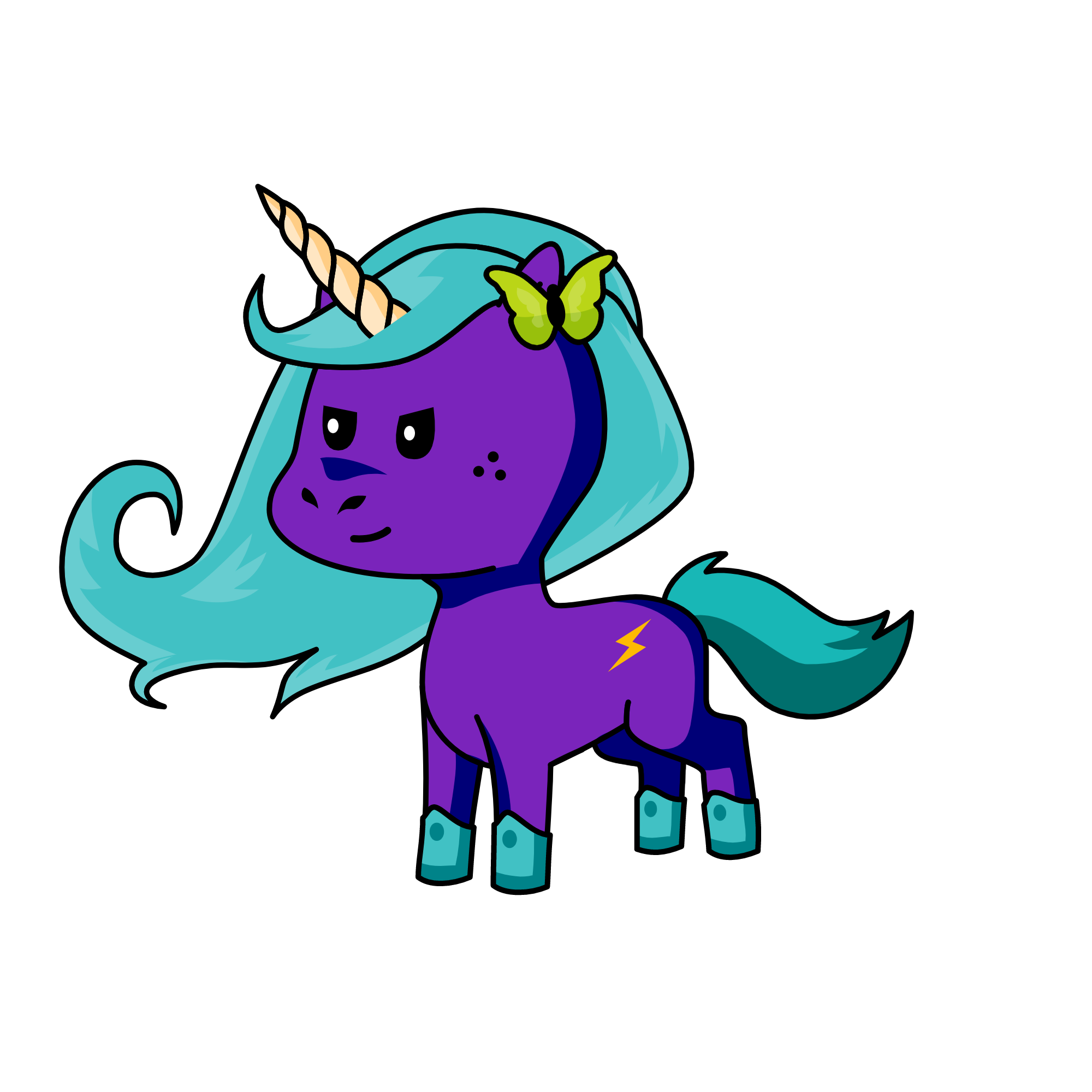 Ava The Adventurer, the unicorn