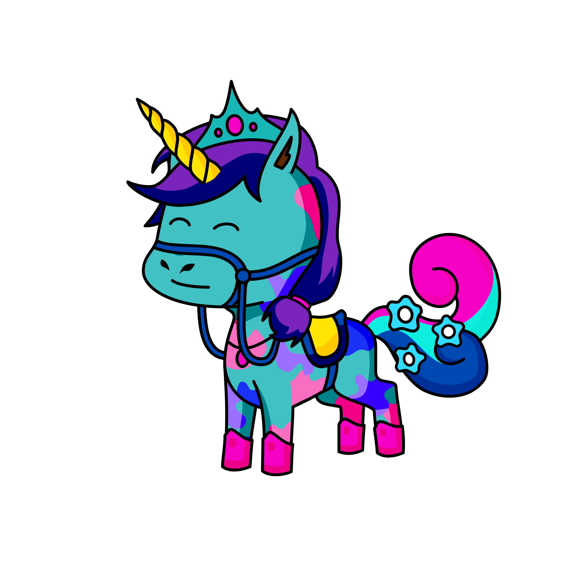 Mrs. Aqua, the unicorn