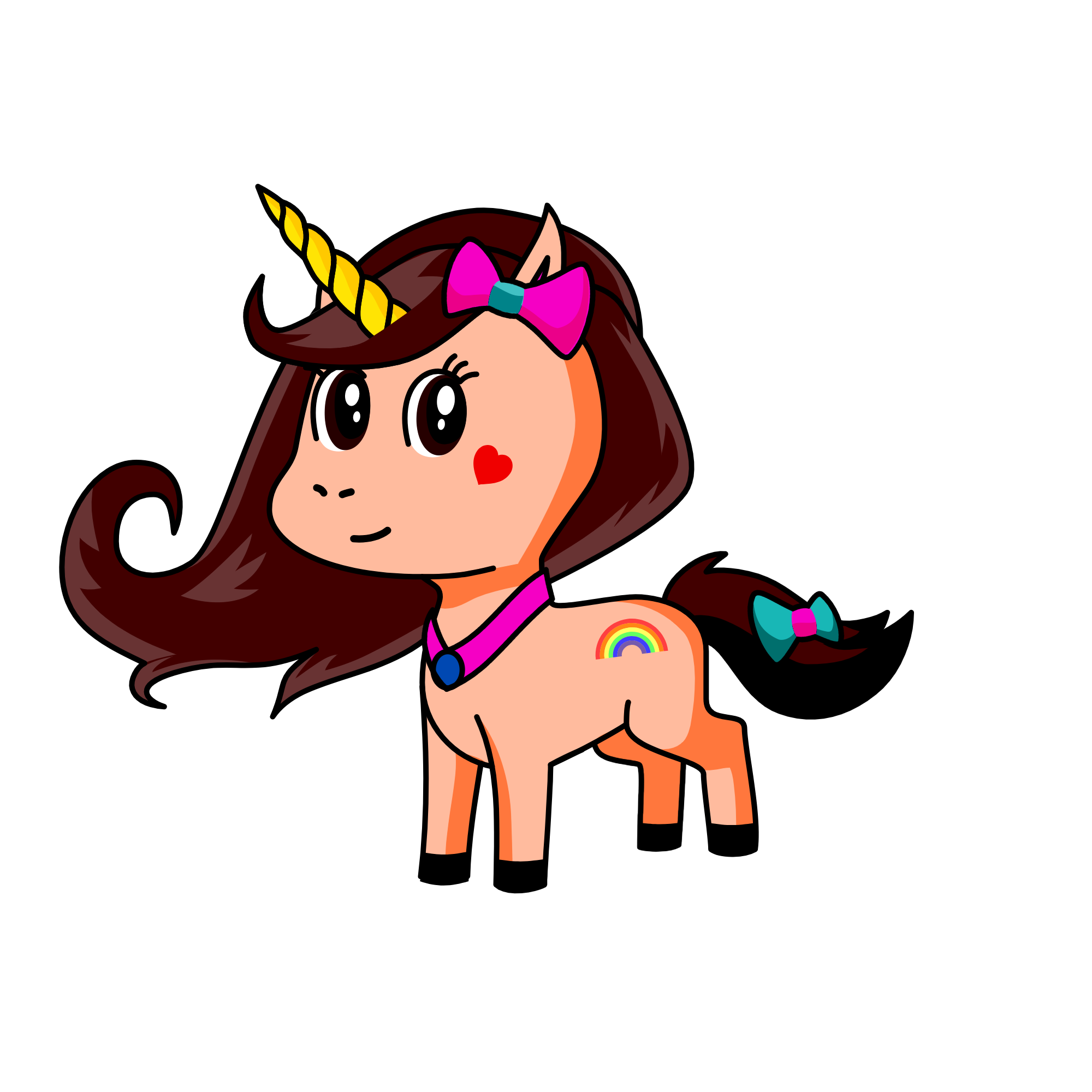 Melissa David, the unicorn