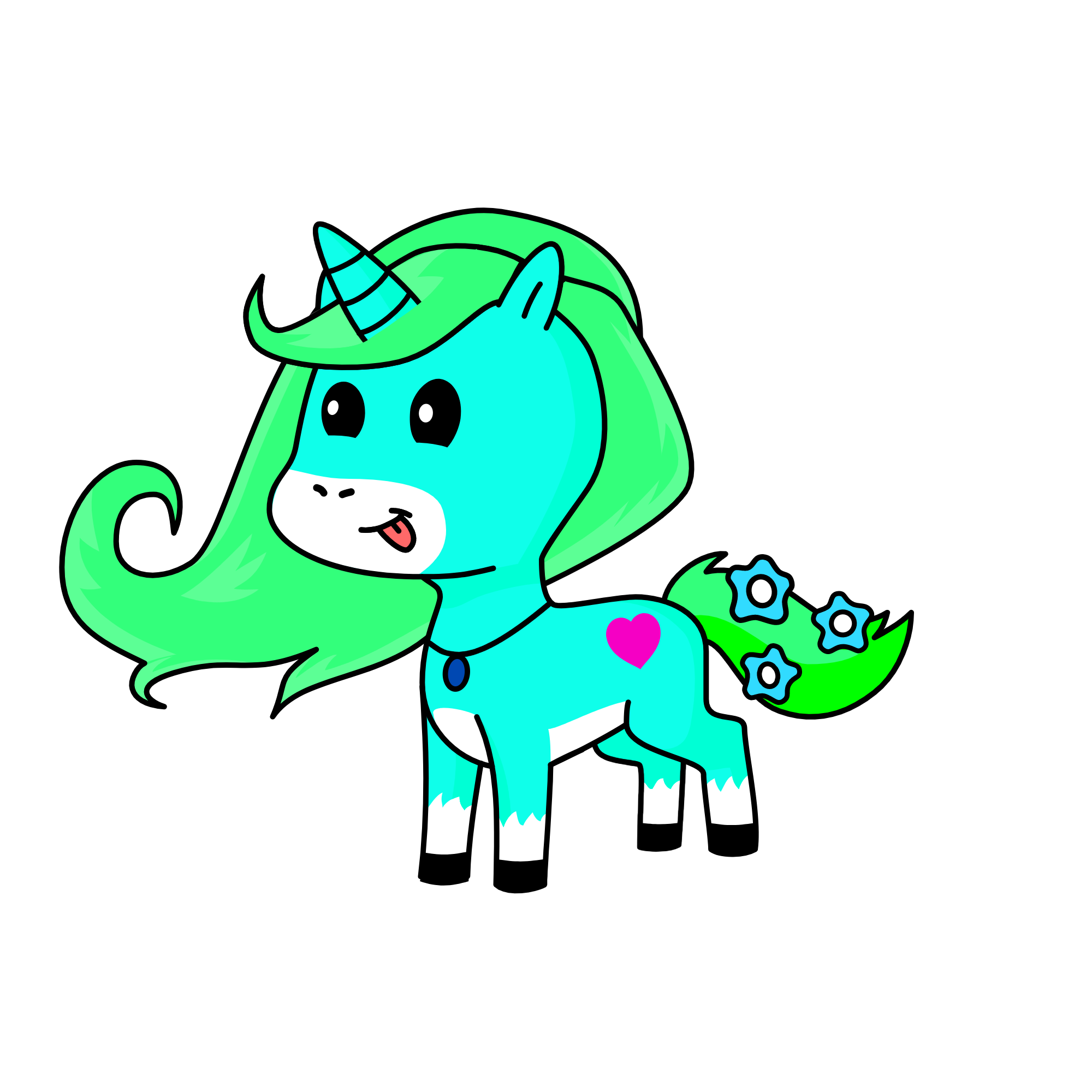 Jade, the unicorn