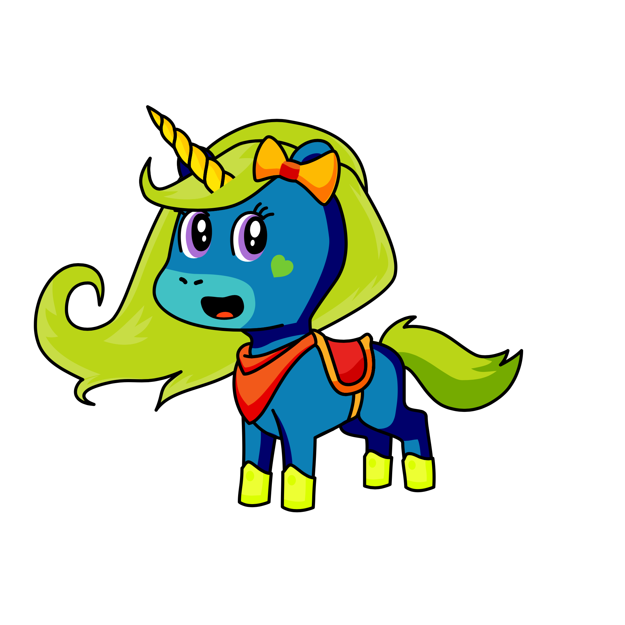 blueberrie, the unicorn