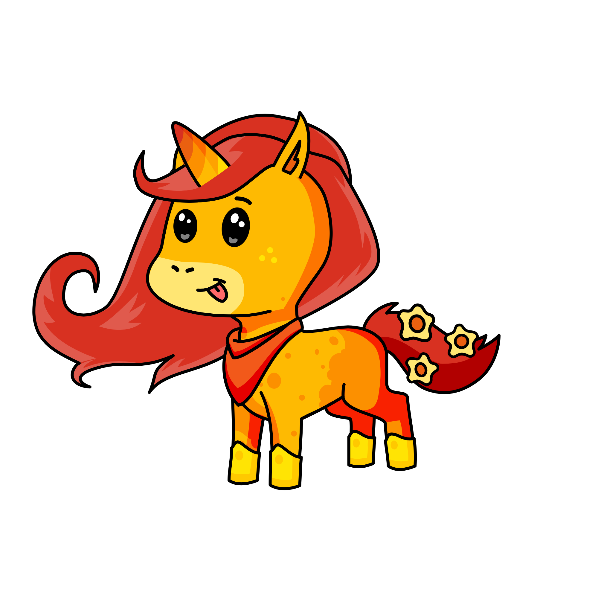 Amber, the unicorn