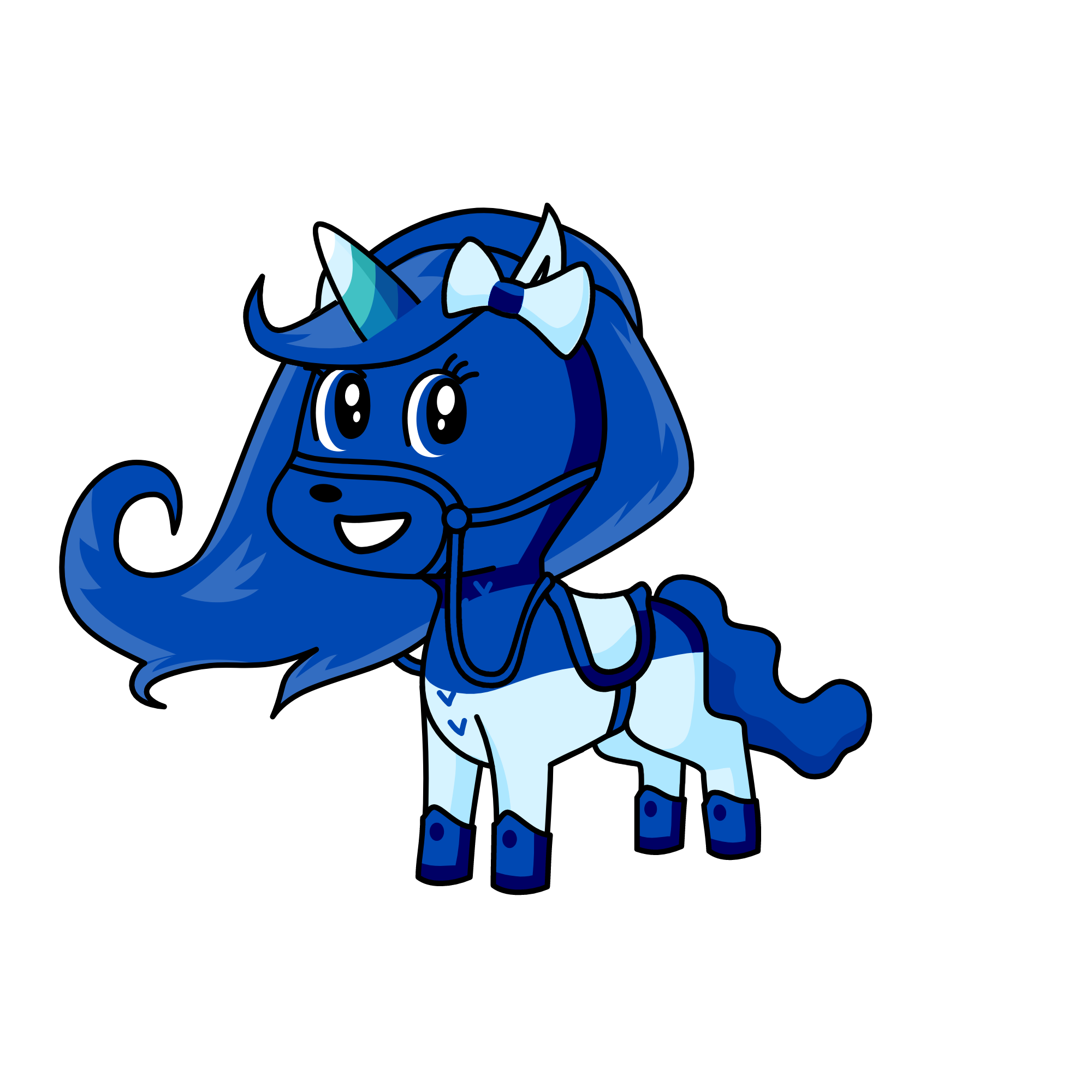 triangle, the unicorn