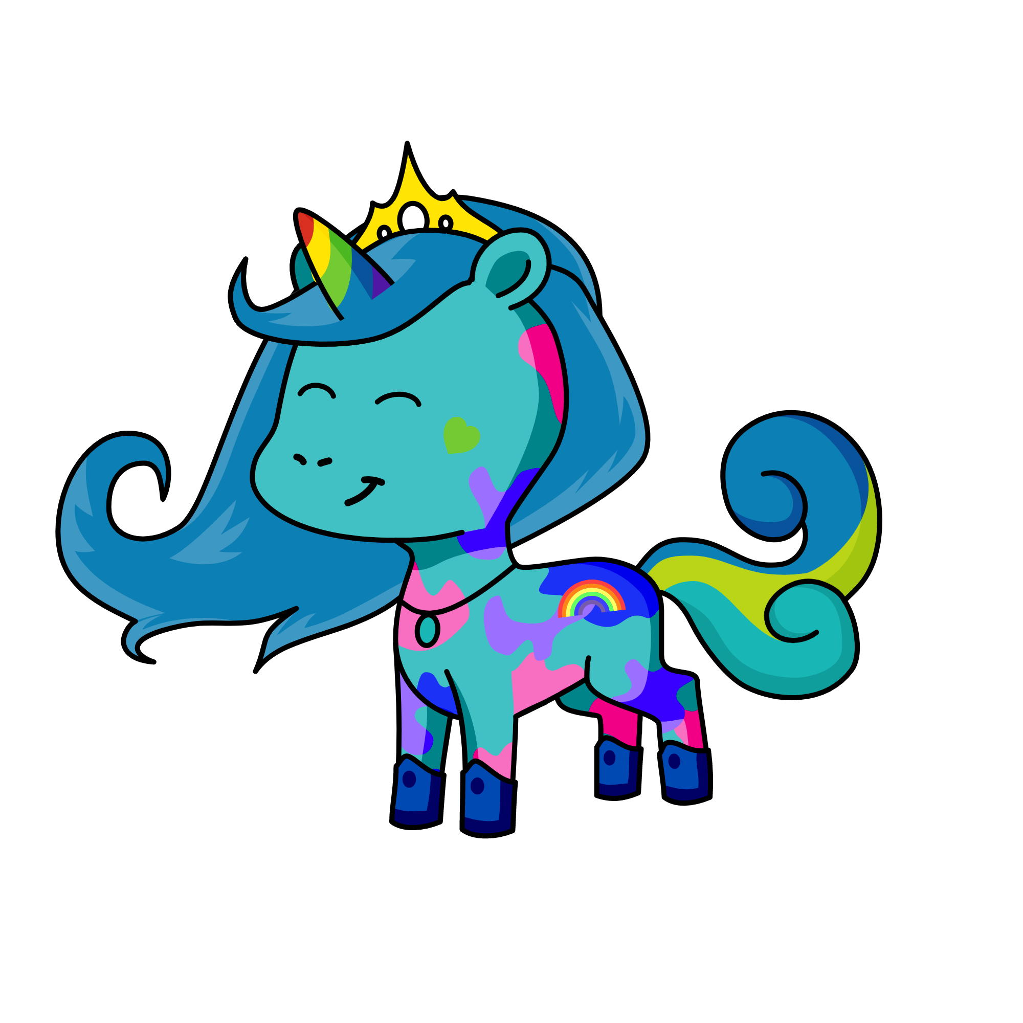 PINK, the unicorn