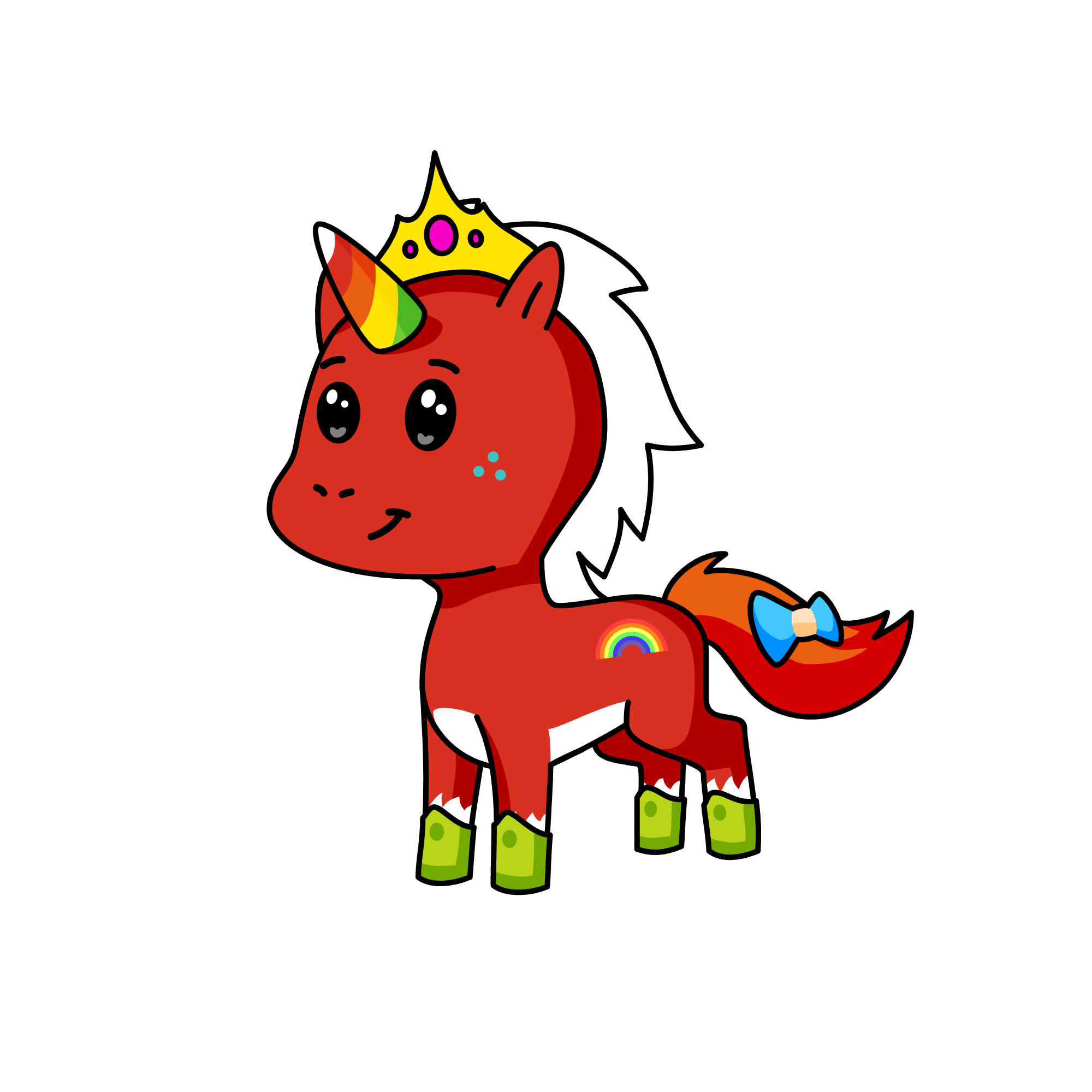 rainbow, the unicorn