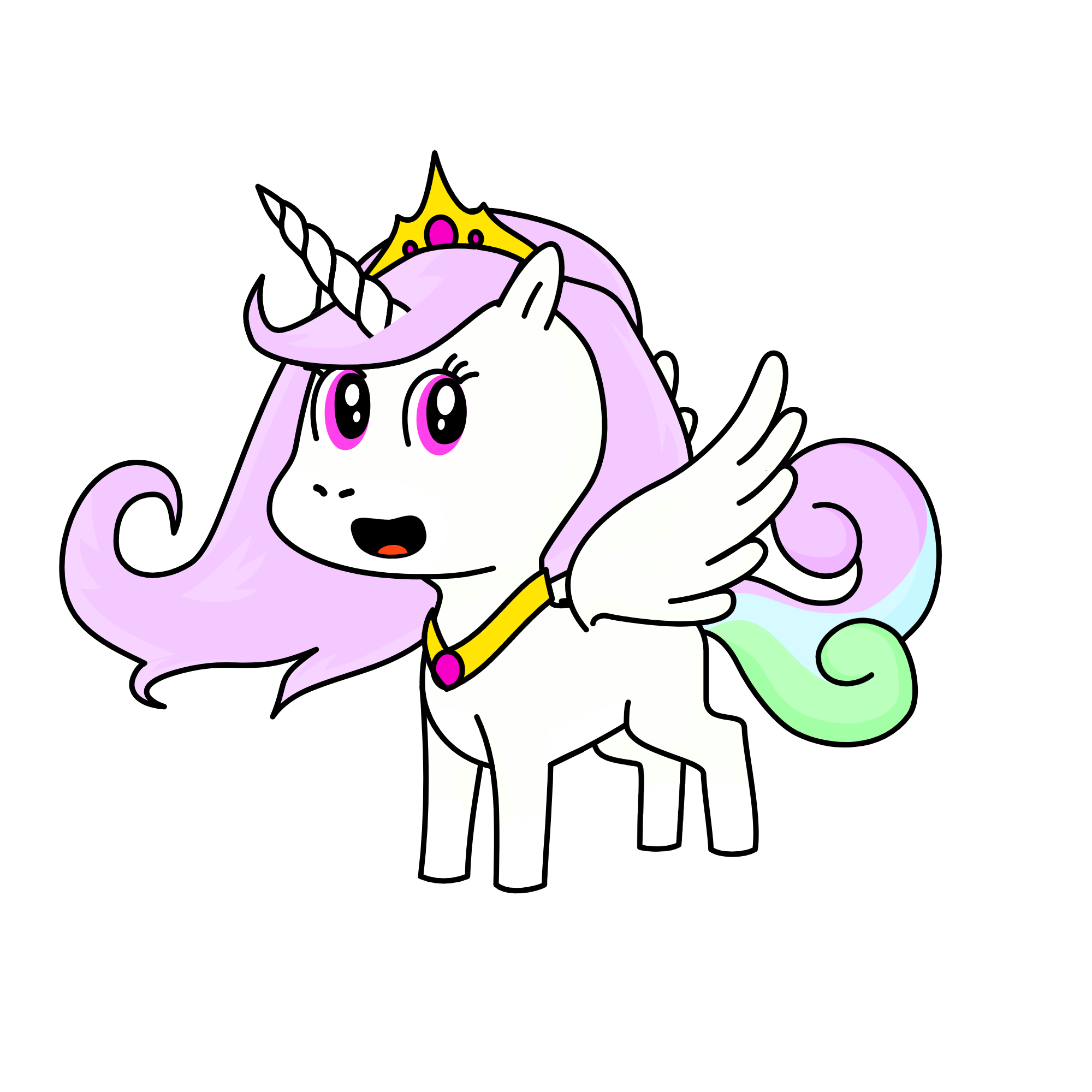 Princess Celestia, the unicorn