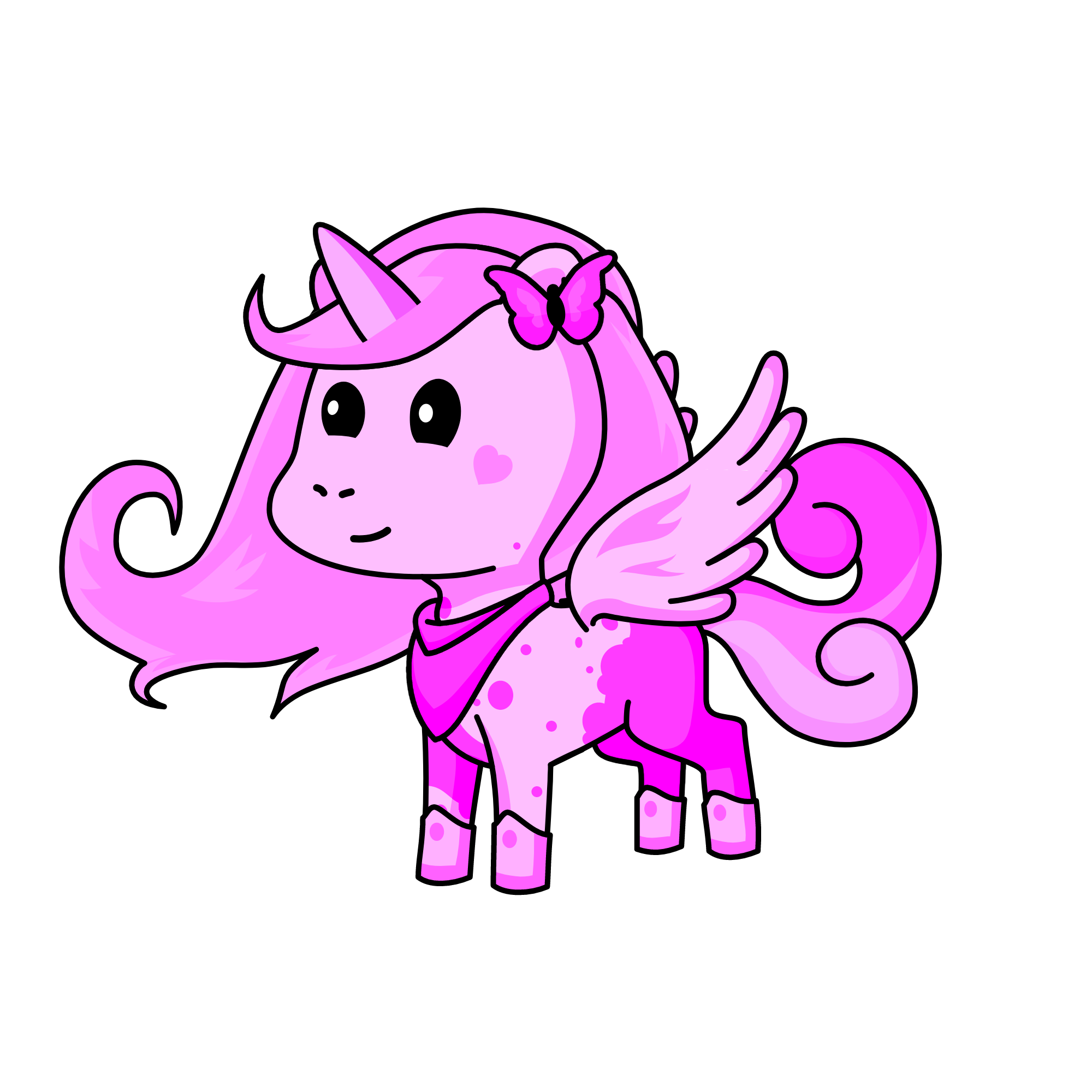 Pinkie, the unicorn
