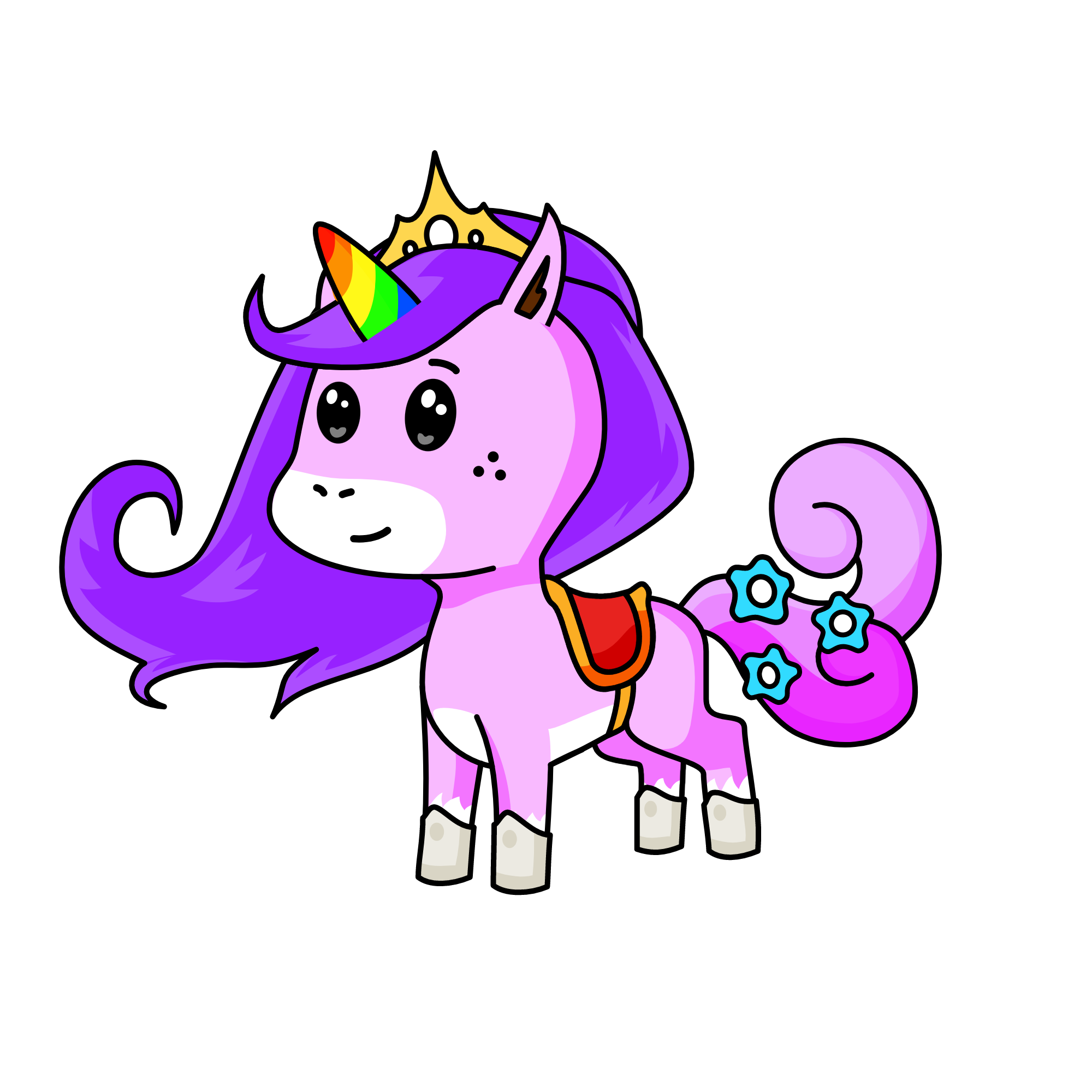 rose, the unicorn