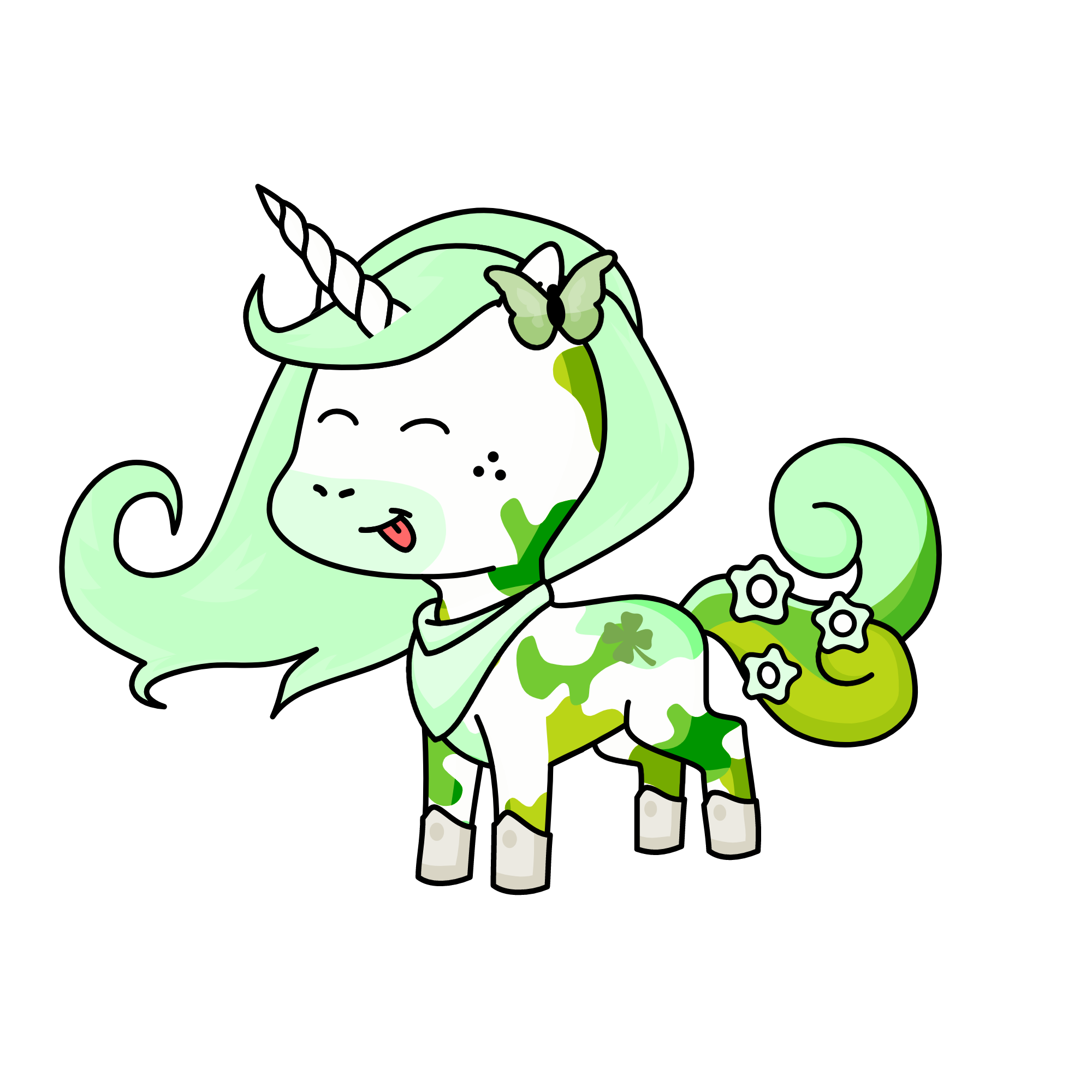 Clover, the unicorn
