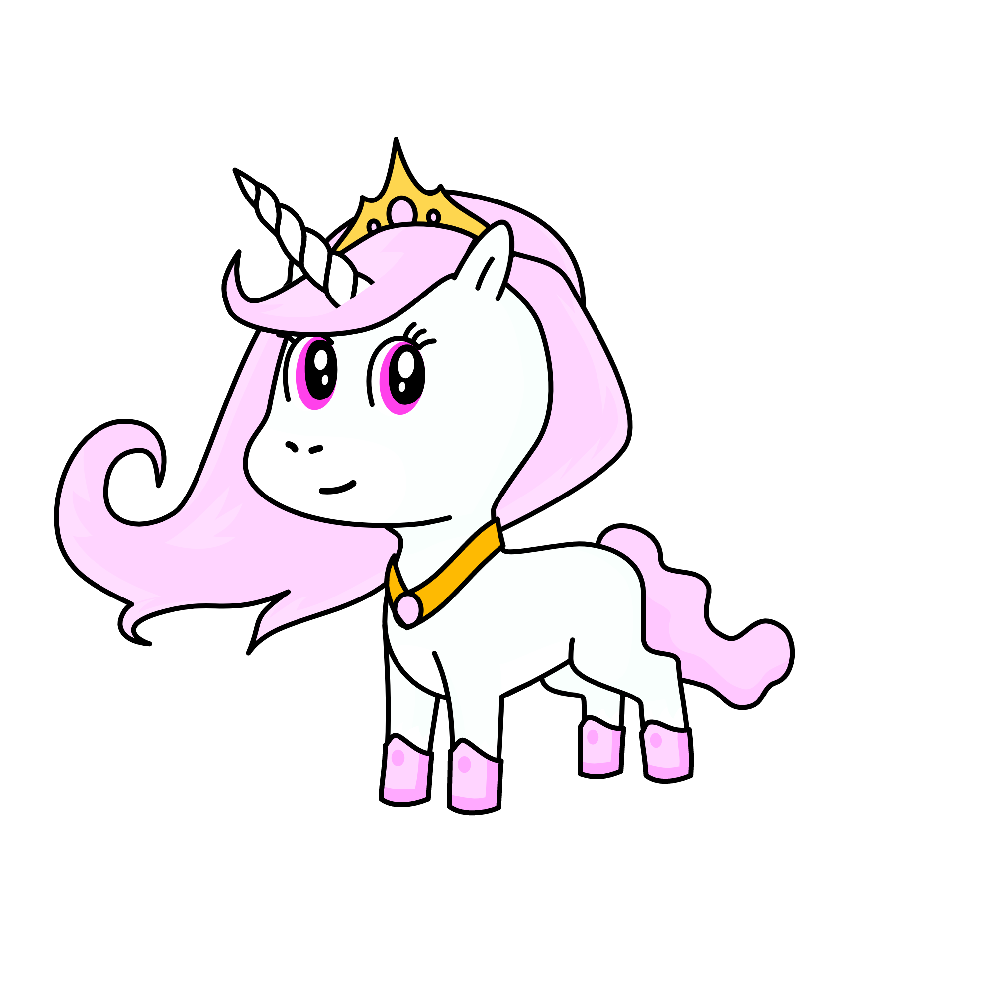 queen calestia, the unicorn