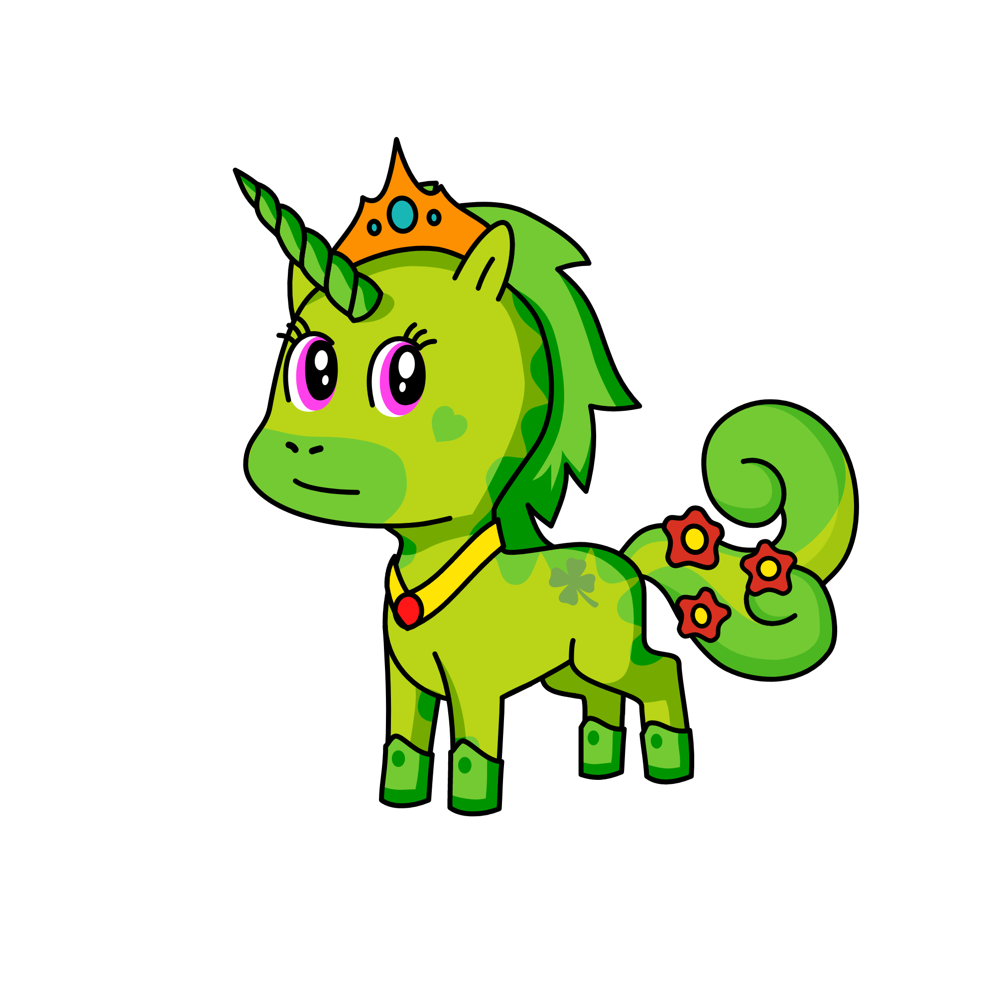 queen vicena of nature, the unicorn